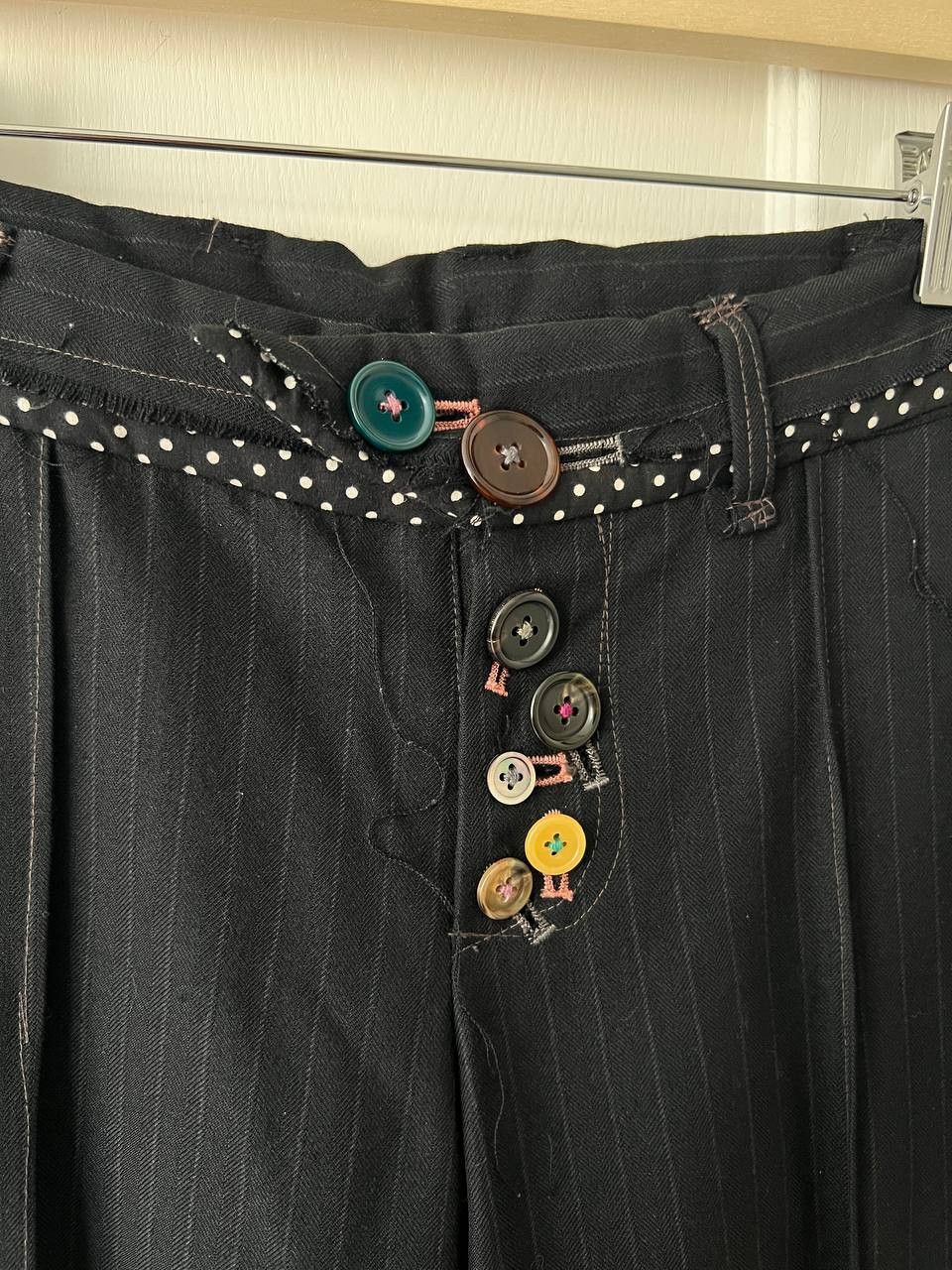 Undercover AW04 Undercover But Beautiful Pinstripe Multi Button Pants Size US 28 / EU 44 - 4 Thumbnail