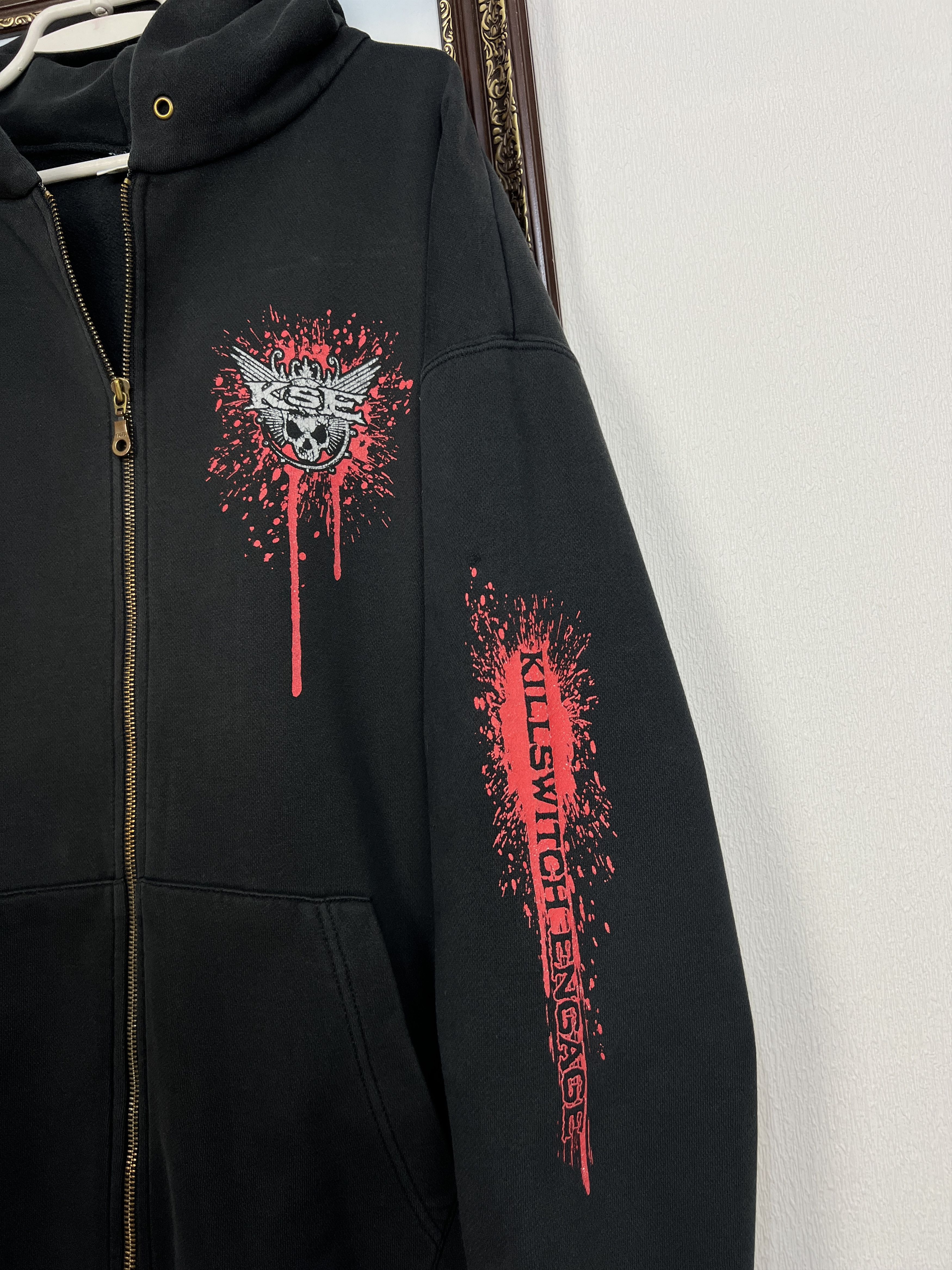 Vintage Vintage Killswitch Engage Hoodie Band Jacket Over Print Rare Size US XL / EU 56 / 4 - 4 Thumbnail
