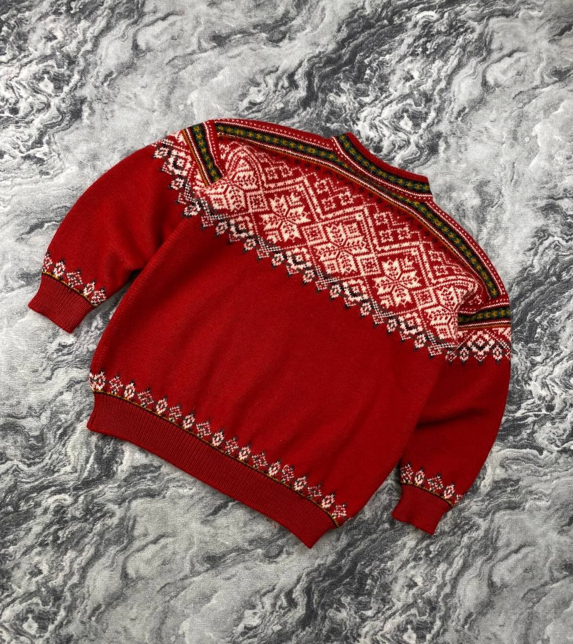 Dale Of Norway Dale Of Norway Knit Wool Swearer 1/4 Zip Big Logo Men Size US L / EU 52-54 / 3 - 10 Thumbnail