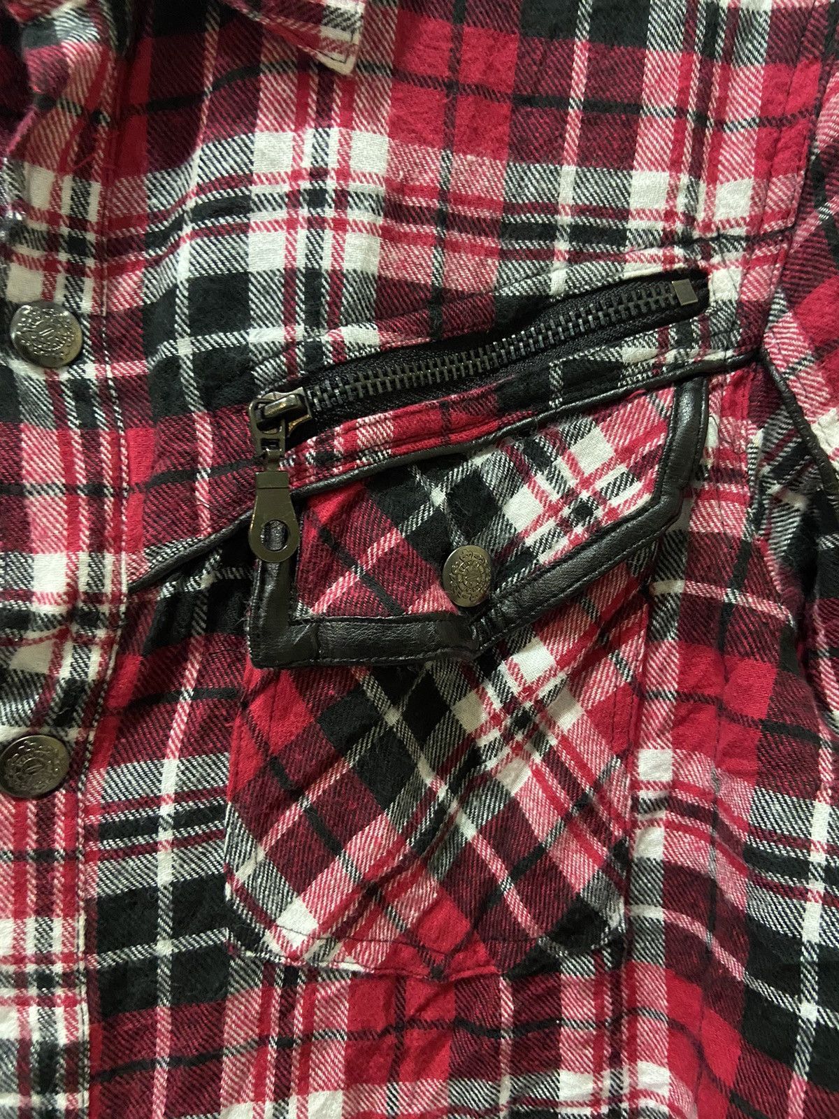 In The Attic × Japanese Brand × Le Grande Bleu (L.G.B.) In The Attic Punk Flannel Shirt Size US M / EU 48-50 / 2 - 7 Thumbnail