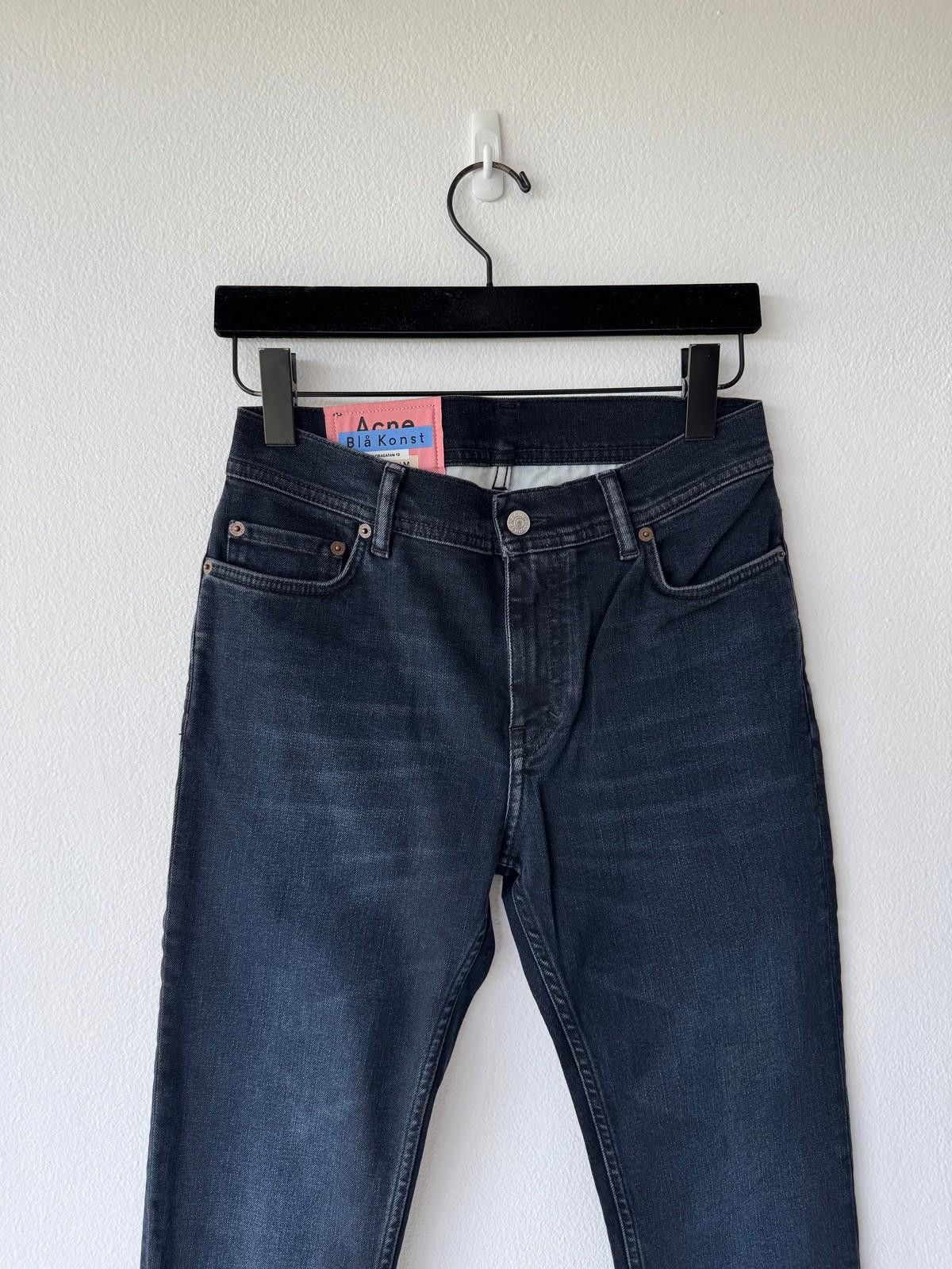 Acne Studios new Acne Studios bla konst mens jeans north blue black 29 Size US 31 - 2 Thumbnail