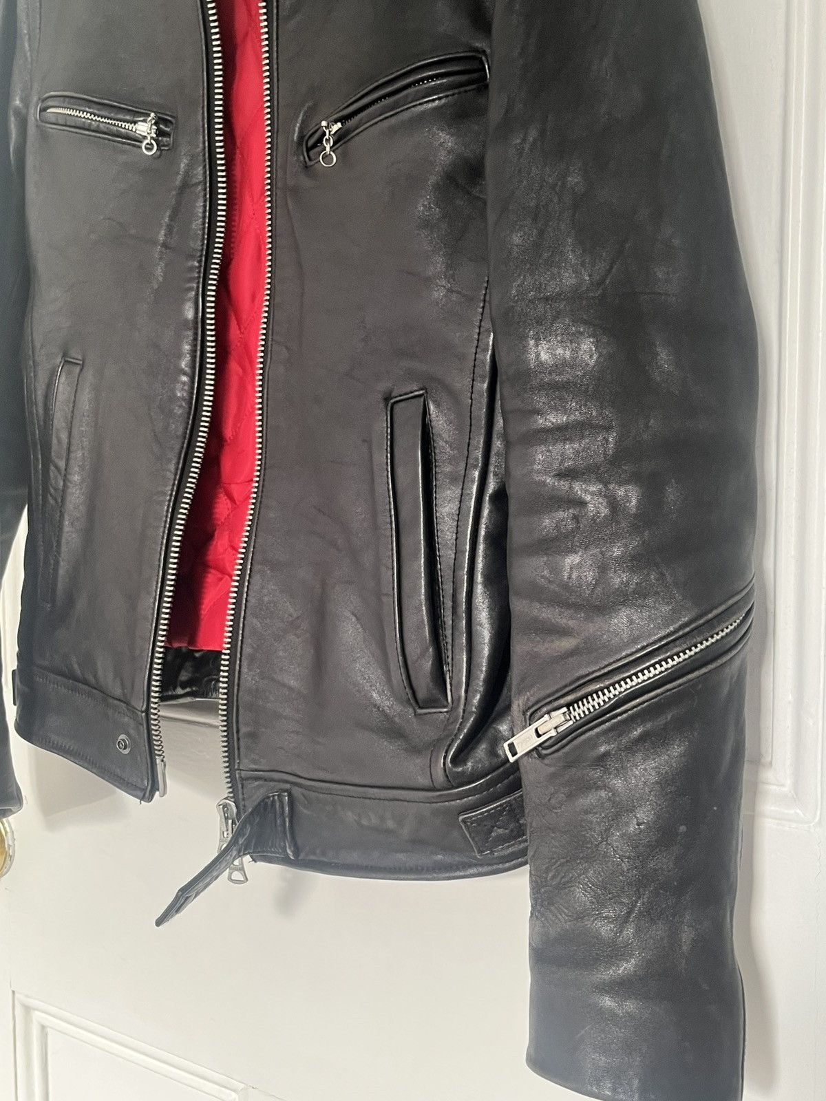 BUFFALO BOBS Buffalo Bobs arm zip leather jacket Size US M / EU 48-50 / 2 - 2 Thumbnail