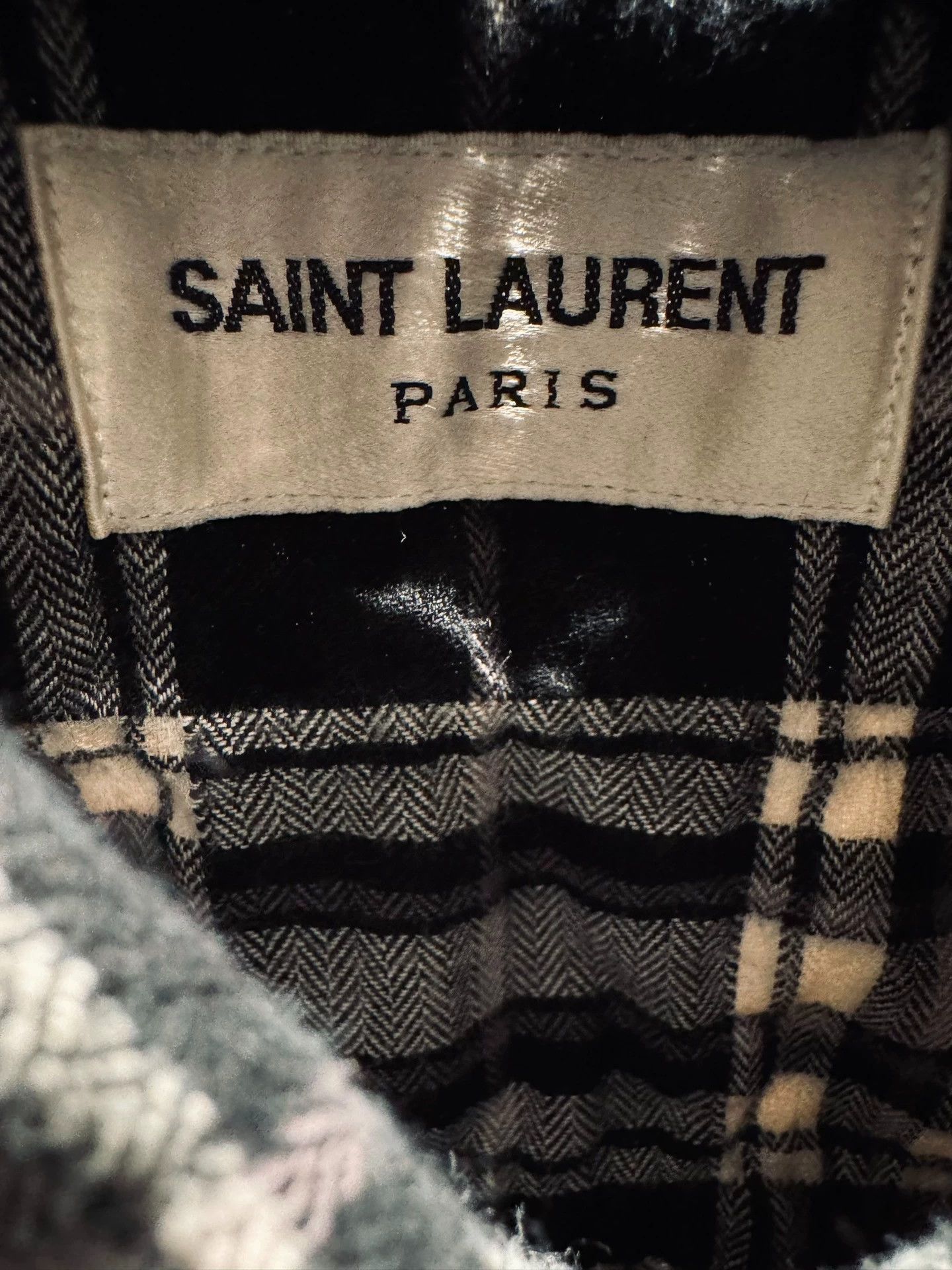 Saint Laurent Paris SLP 16SS B&W Rendered Fringe Destroyed Unisex Shirt Size US S / EU 44-46 / 1 - 4 Thumbnail