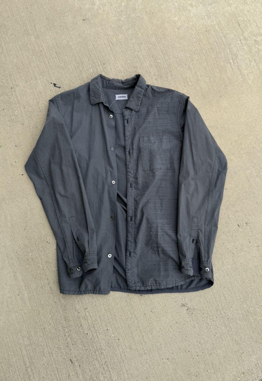 Undercover Undercover dictionary print button up shirt Size US S / EU 44-46 / 1 - 2 Thumbnail