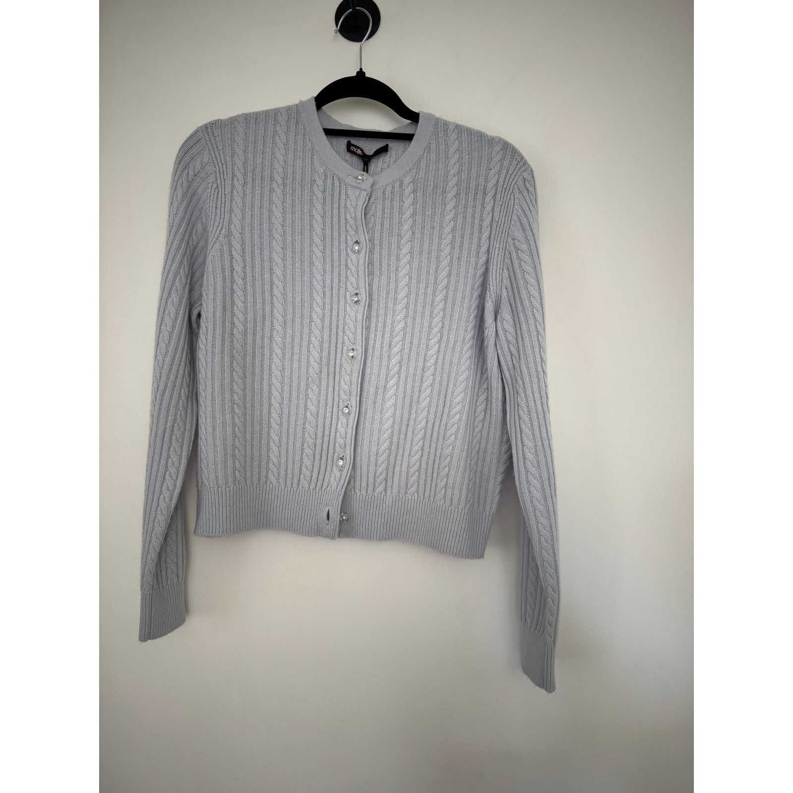 Maje Maje Baby Blue Cardigan NWT Size XS / US 0-2 / IT 36-38 - 2 Thumbnail