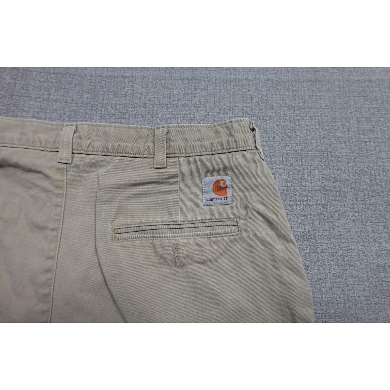 Carhartt Carhartt Shorts Mens 32 Beige Cotton Relaxed Fit Chino Workwear Casual Summer Size US 32 / EU 48 - 2 Thumbnail