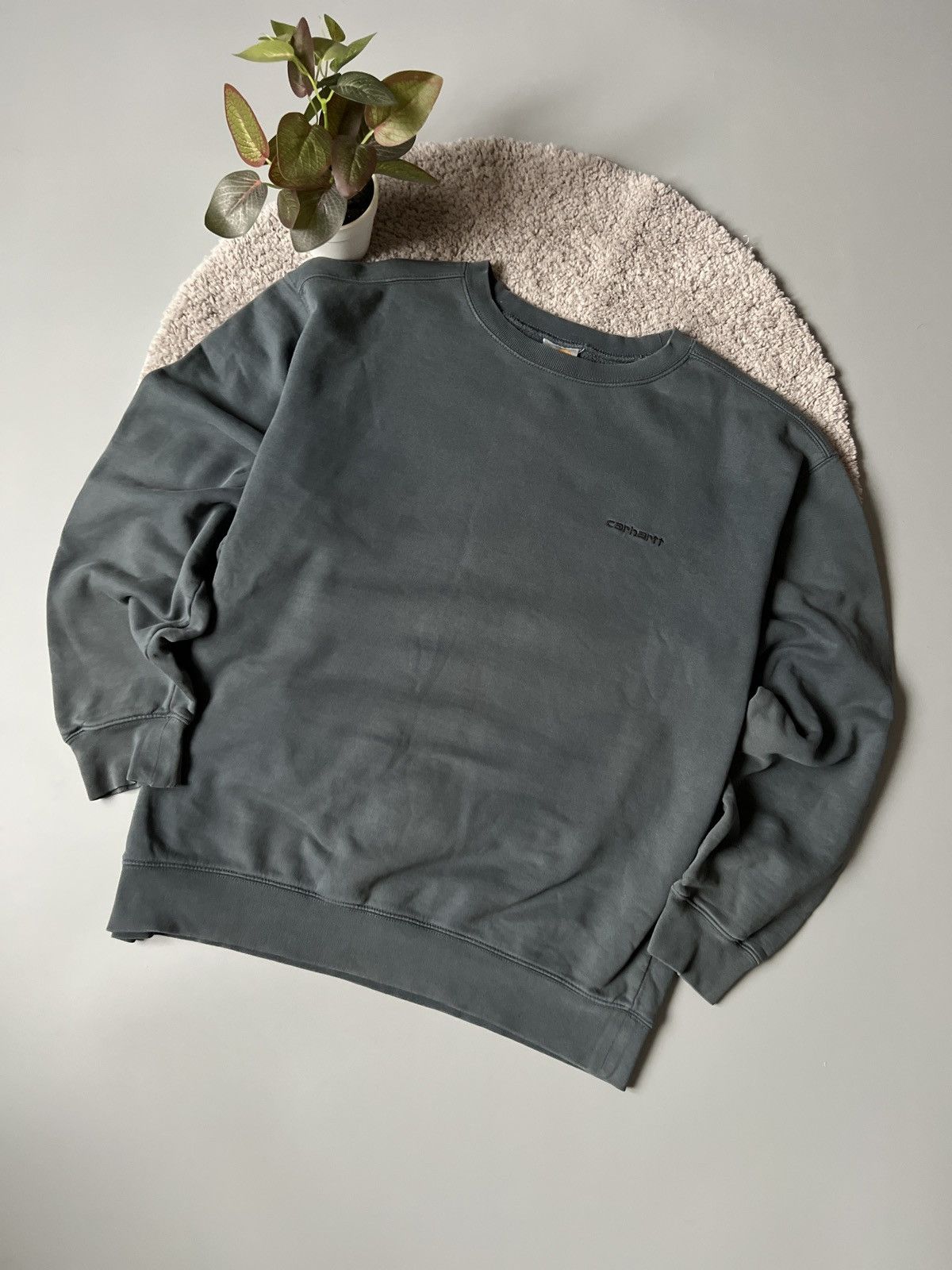 Carhartt CARHARTT VINTAGE BASIC LOGO STREETWEAR SWEATSHIRT Size US L / EU 52-54 / 3 - 1 Thumbnail