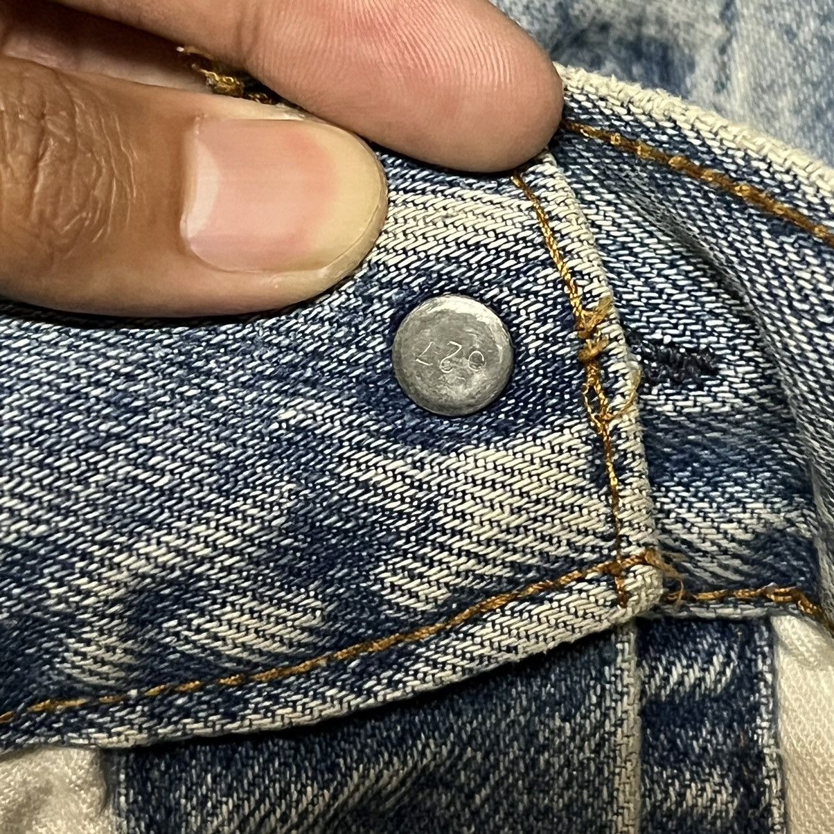 Levi's Vintage Levis Distressed Denim Jacket Size US S / EU 44-46 / 1 - 10 Thumbnail