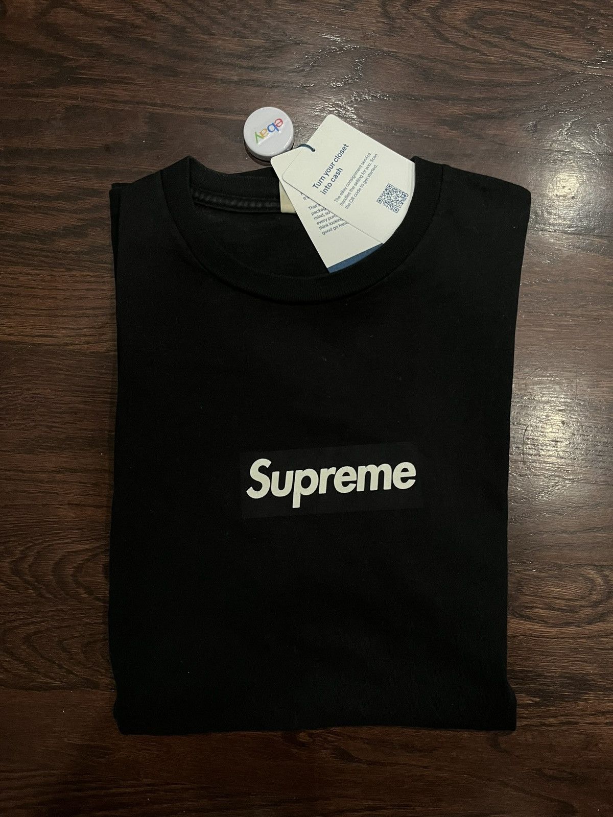 Motocross Gear Supreme Motion Logo Tee Black NEW Supreme Tonal Box 