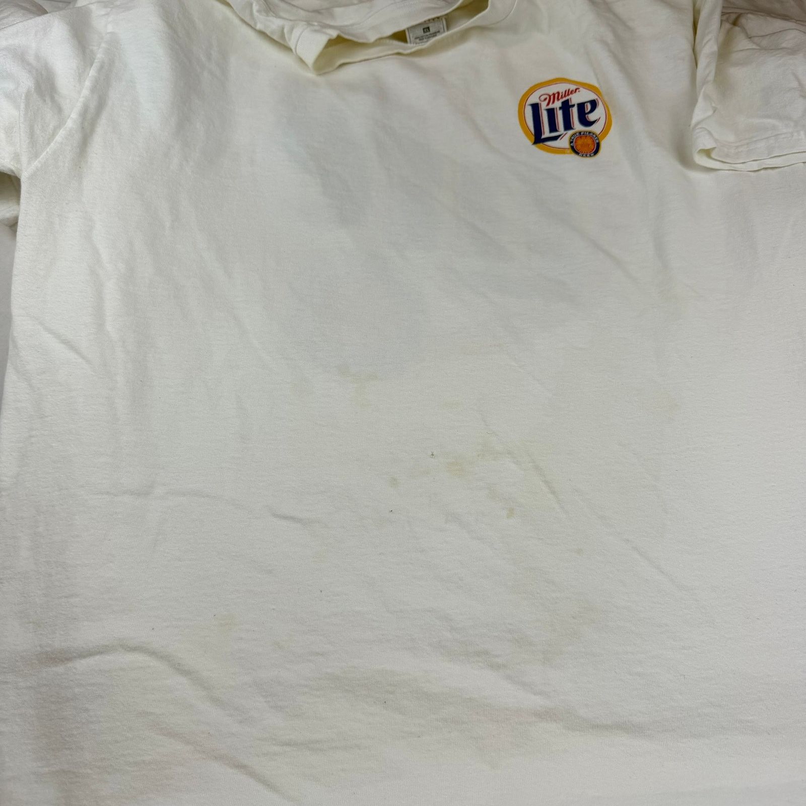 Fruit Of The Loom Vintage Miller Lite MGD Beer Promo T-Shirts Lot of 4 XL Size US XL / EU 56 / 4 - 6 Thumbnail