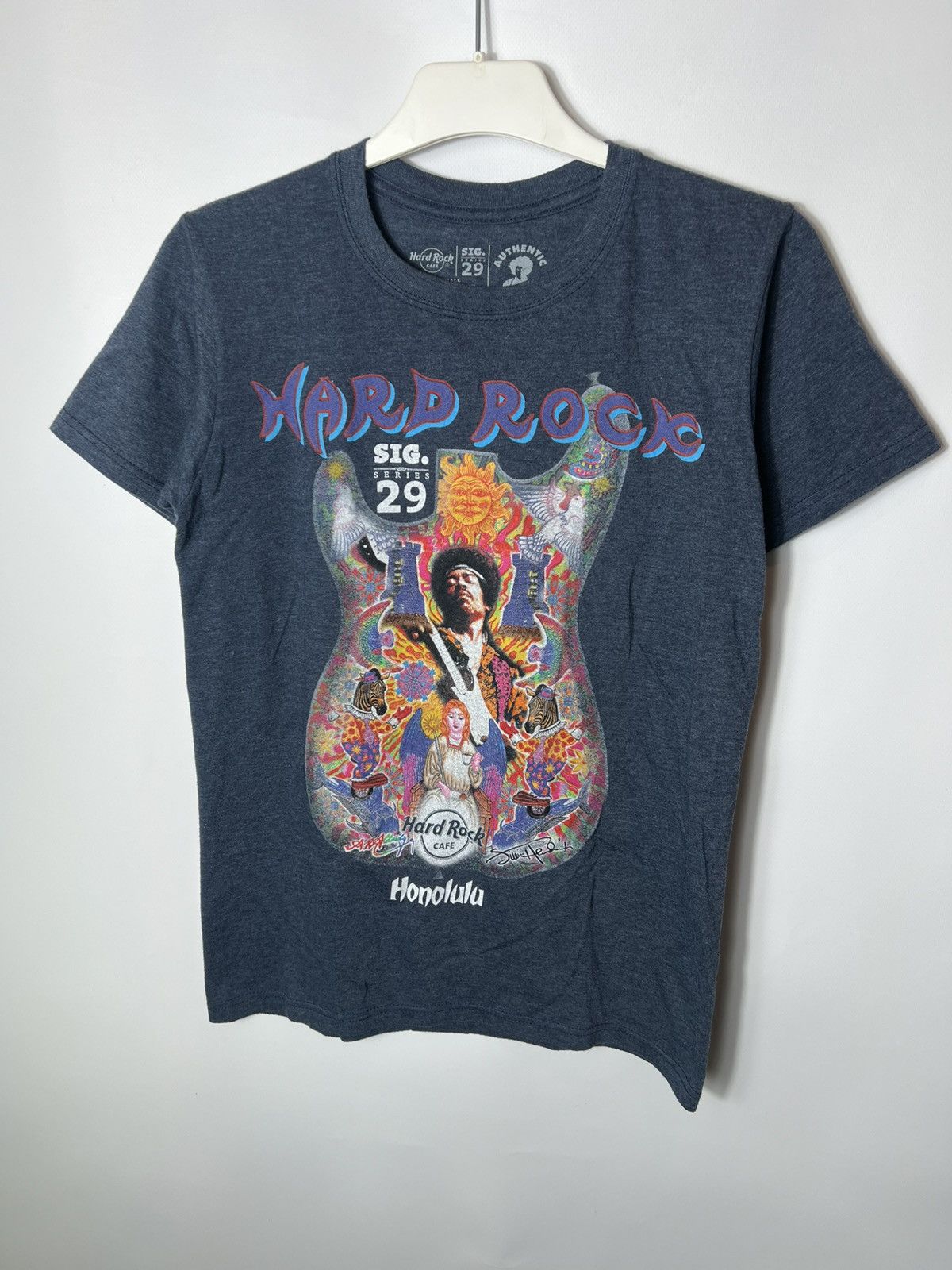 Hard Rock Cafe Vintage streetwear band Jimmy Hendrix Hard Rock Cafe T-shirt Size US S / EU 44-46 / 1 - 1 Thumbnail