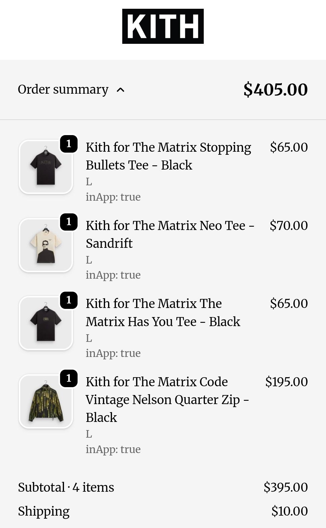 Kith Kith x The Matrix Code Vintage Nelson Quarter Zip CONFIRMED Size US L / EU 52-54 / 3 - 2 Thumbnail