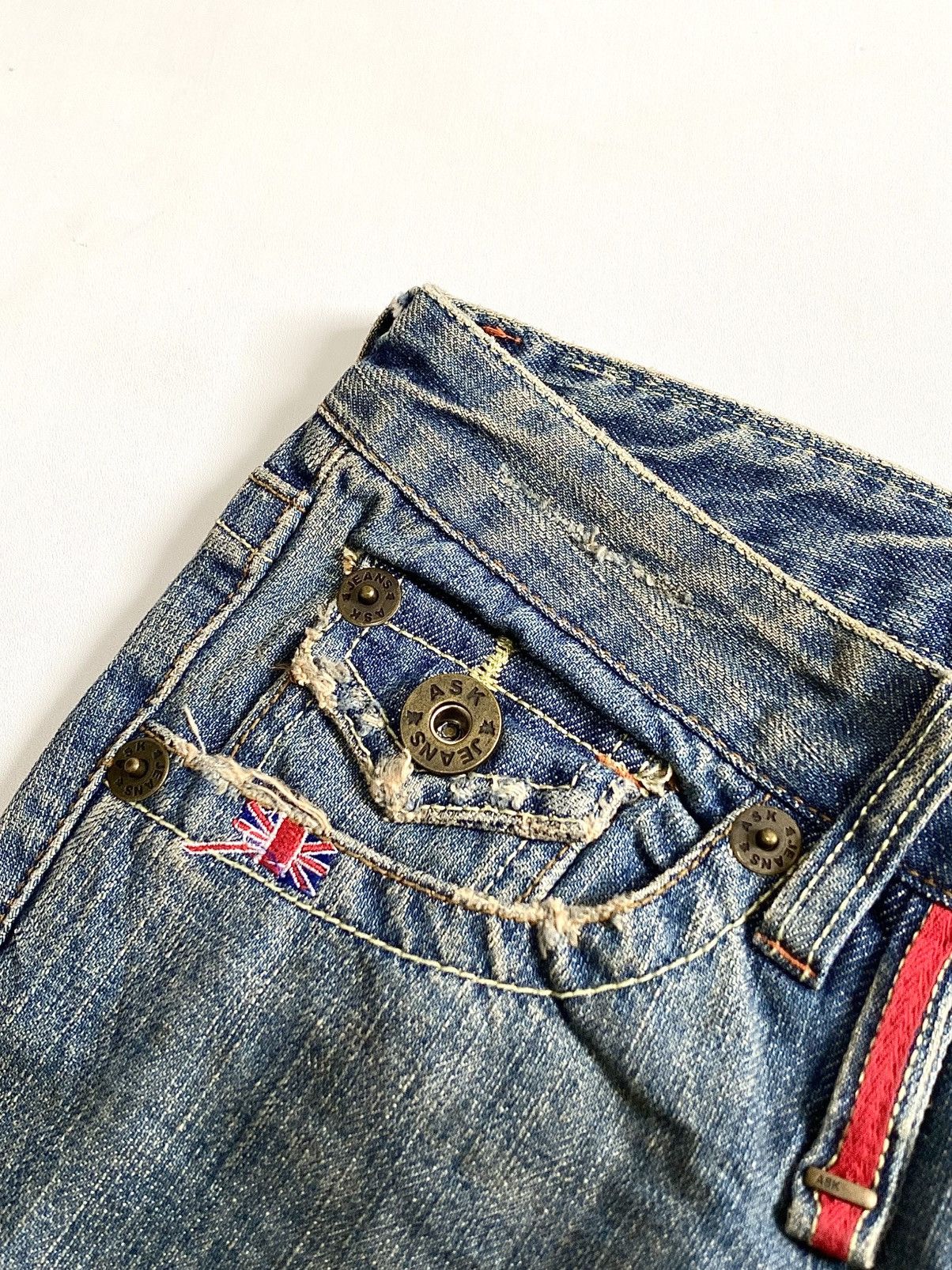 Hysteric Glamour 🔥Crazy Flare🔥 Distressed Jeans by Ask London LGB Style 🇬🇧 Size US 29 - 9 Thumbnail