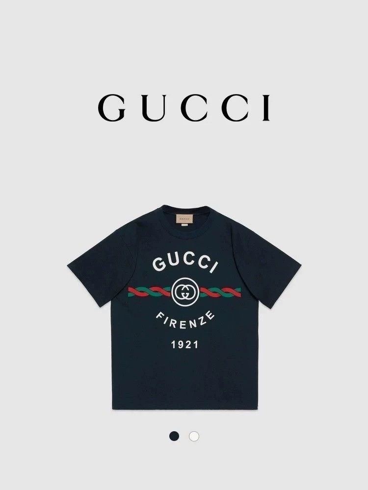 Gucci Gucci Navy Blue Short Sleeve T-Shirt-dmc Size US XS / EU 42 / 0 - 1 Thumbnail