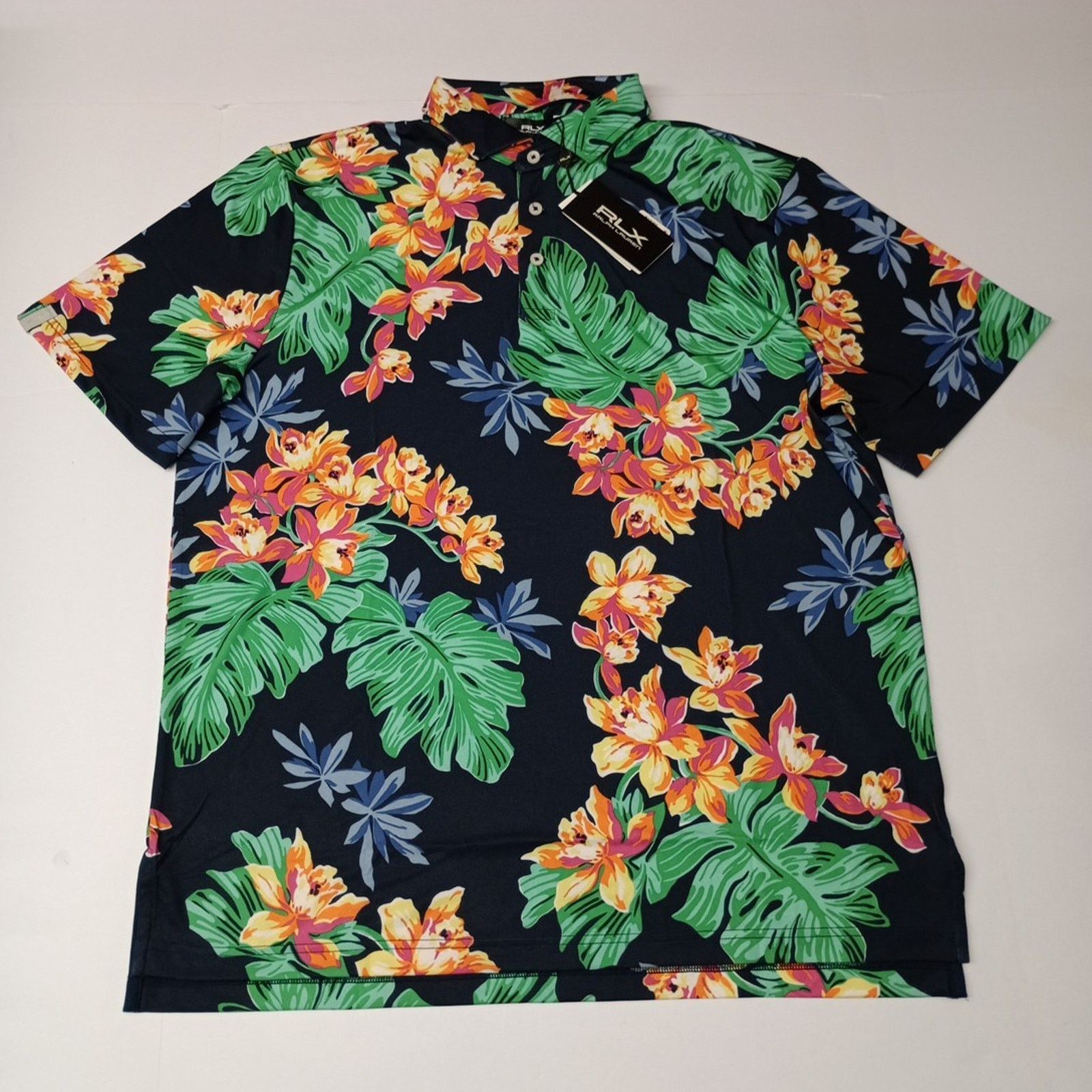 RLX Ralph Lauren RLX Ralph Lauren Polo Shirt Floral Multicolor Men's L NWT Size US L / EU 52-54 / 3 - 1 Thumbnail