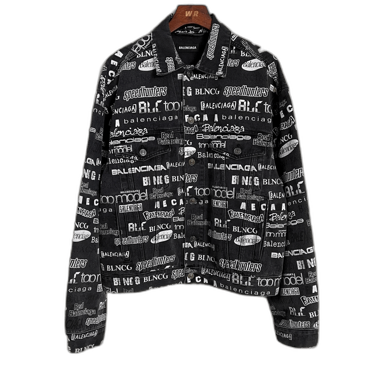 Black And White Denim Jacket.Balenciaga Balenciaga Black And White Denim Jacket | Grailed