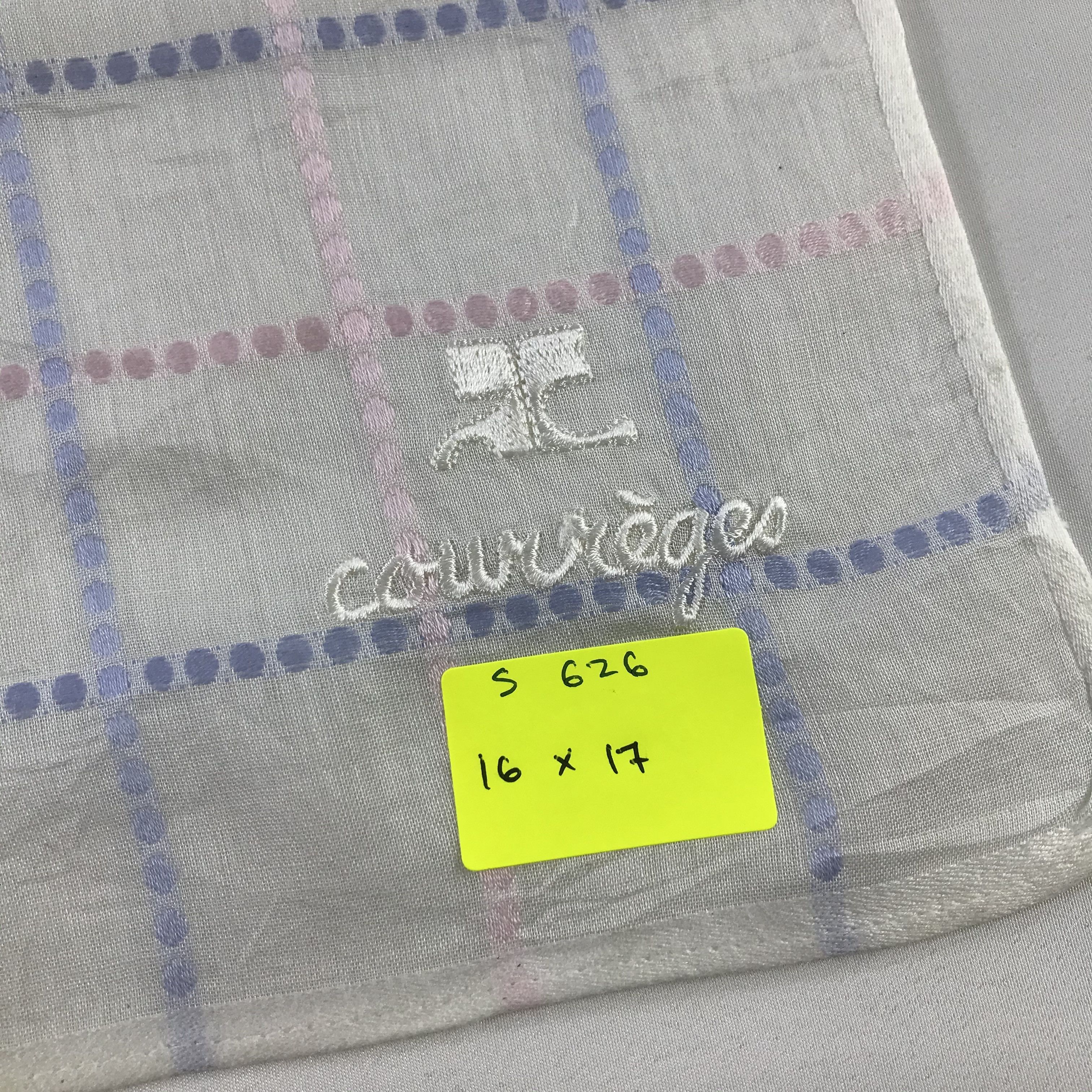 Courreges × Vintage Courreges Bandana / Handkerchief / Neckerchief - S626 Size ONE SIZE - 5 Thumbnail