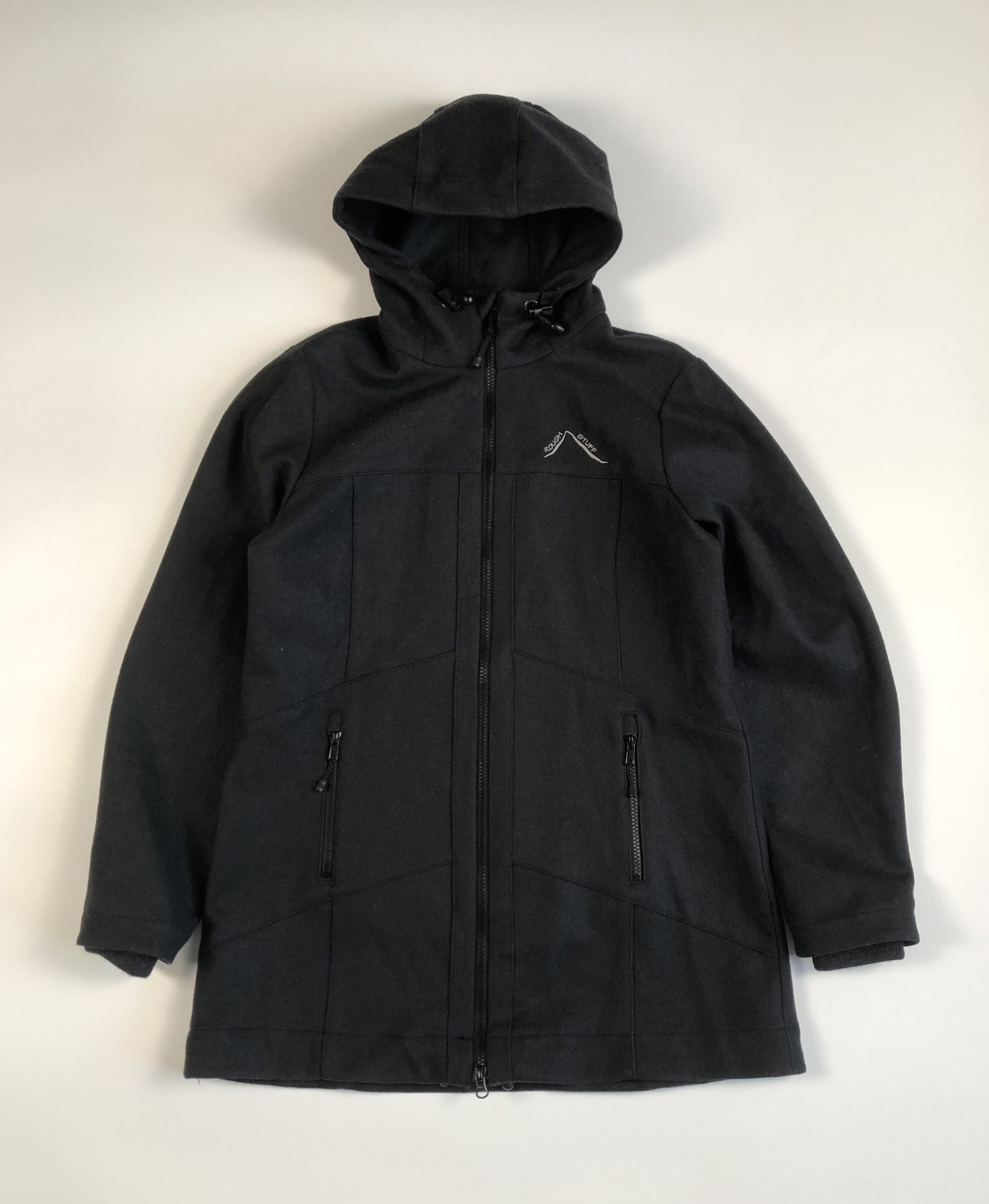 Other Rough Stuff Anthrazit Wool Coat Size L / US 10 / IT 46 - 2 Thumbnail