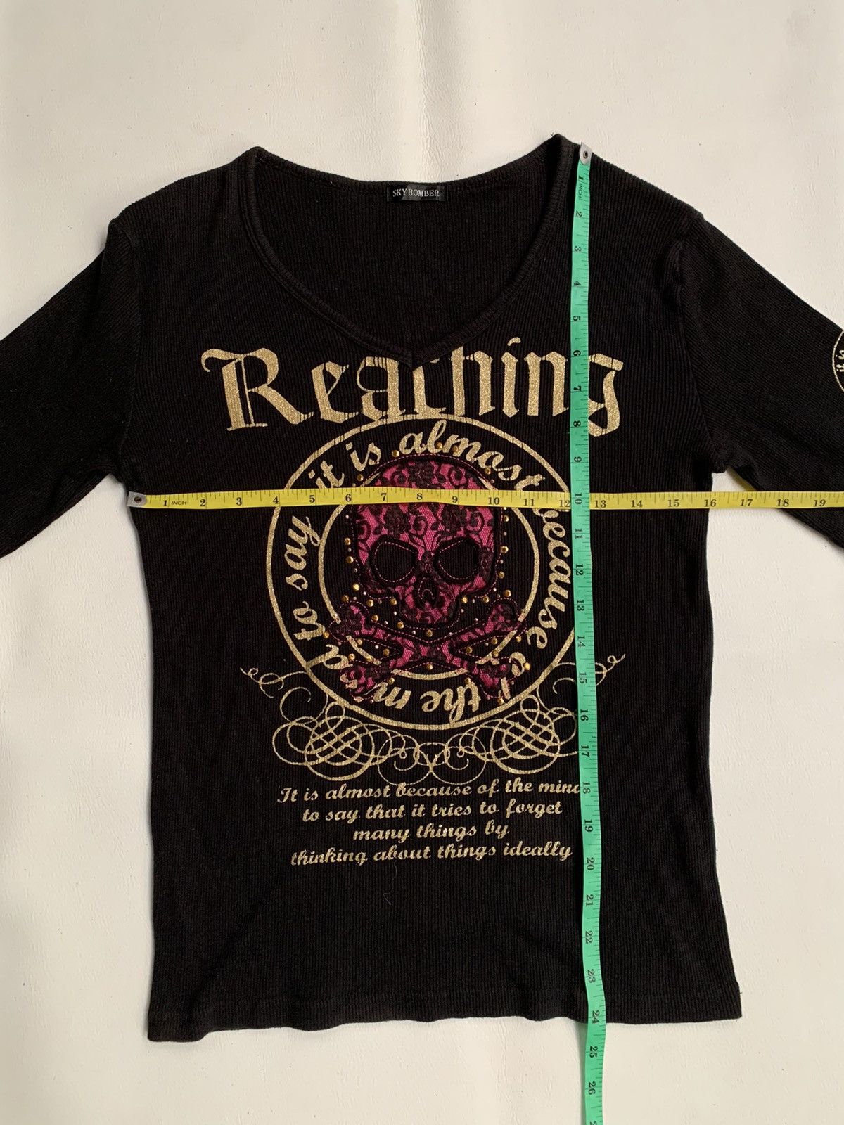 Hysteric Glamour 💥BINDING OFFER💥Undefined Japan Sky bomber Reaching poem Size US M / EU 48-50 / 2 - 7 Thumbnail