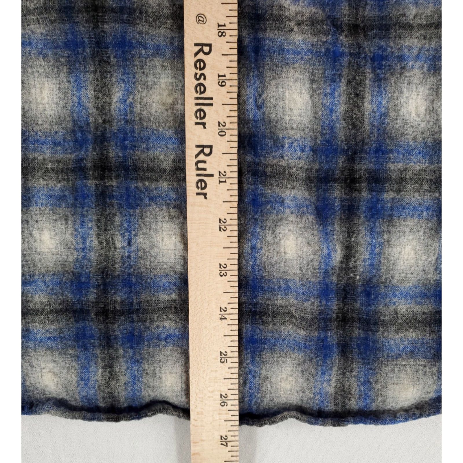 Pendleton Pendleton Lodge 100% Wool Button Up Shirt Blue Gray Plaid Long Sleeve Mens XL Women? Size US XL / EU 56 / 4 - 6 Thumbnail