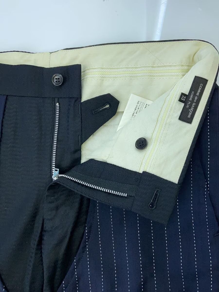 Comme des Garcons × Comme des Garcons Homme Plus Striped Patch Pants Size US 31 - 3 Thumbnail