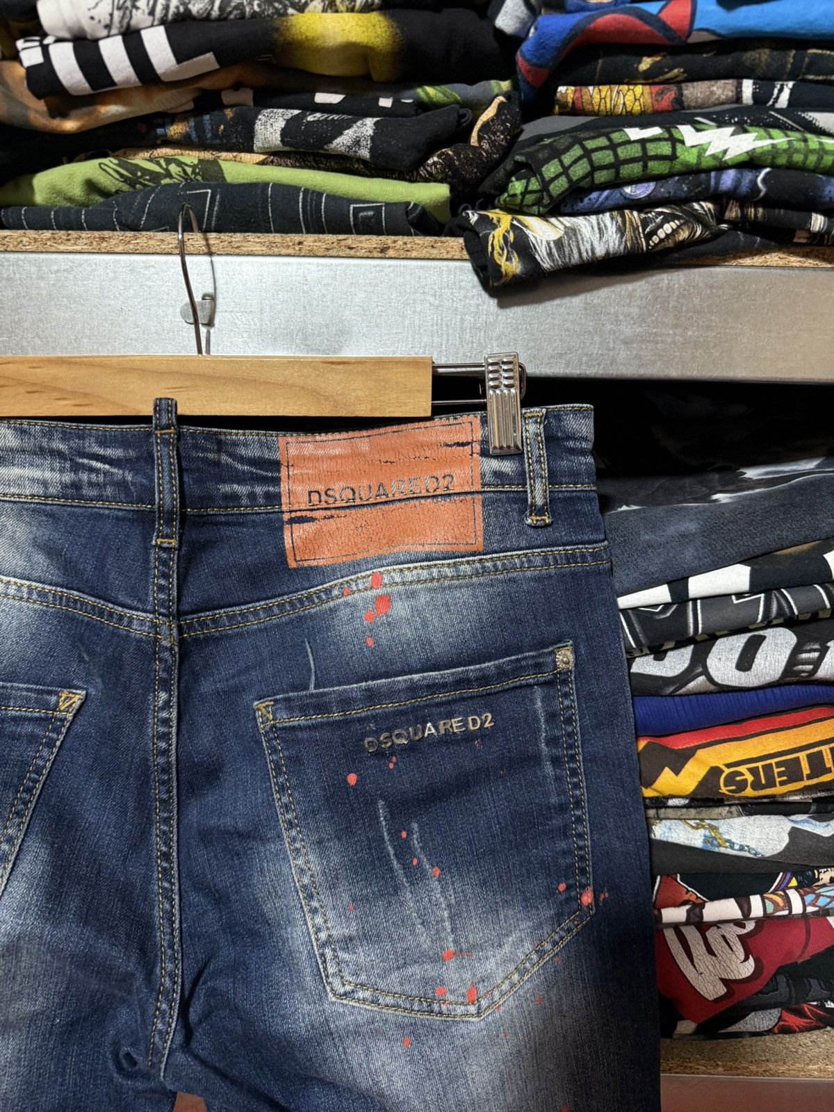Dsquared2 Rare Luxury Dsquared2 Distressed Denim Navy Jeans Size 46 Size US 30 / EU 46 - 7 Thumbnail