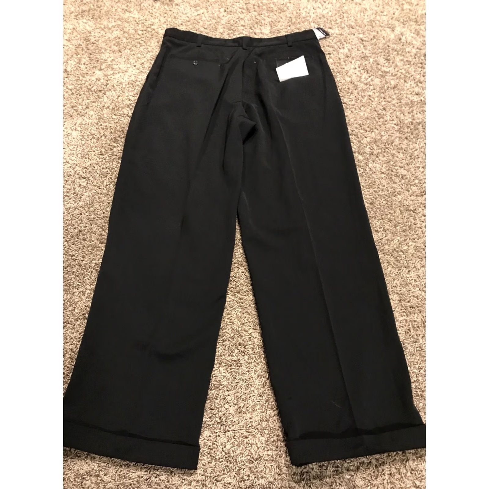 Vintage Axcess Dress Mens 36 Black pants polyester nwt a50 Size US 36 / EU 52 - 4 Thumbnail