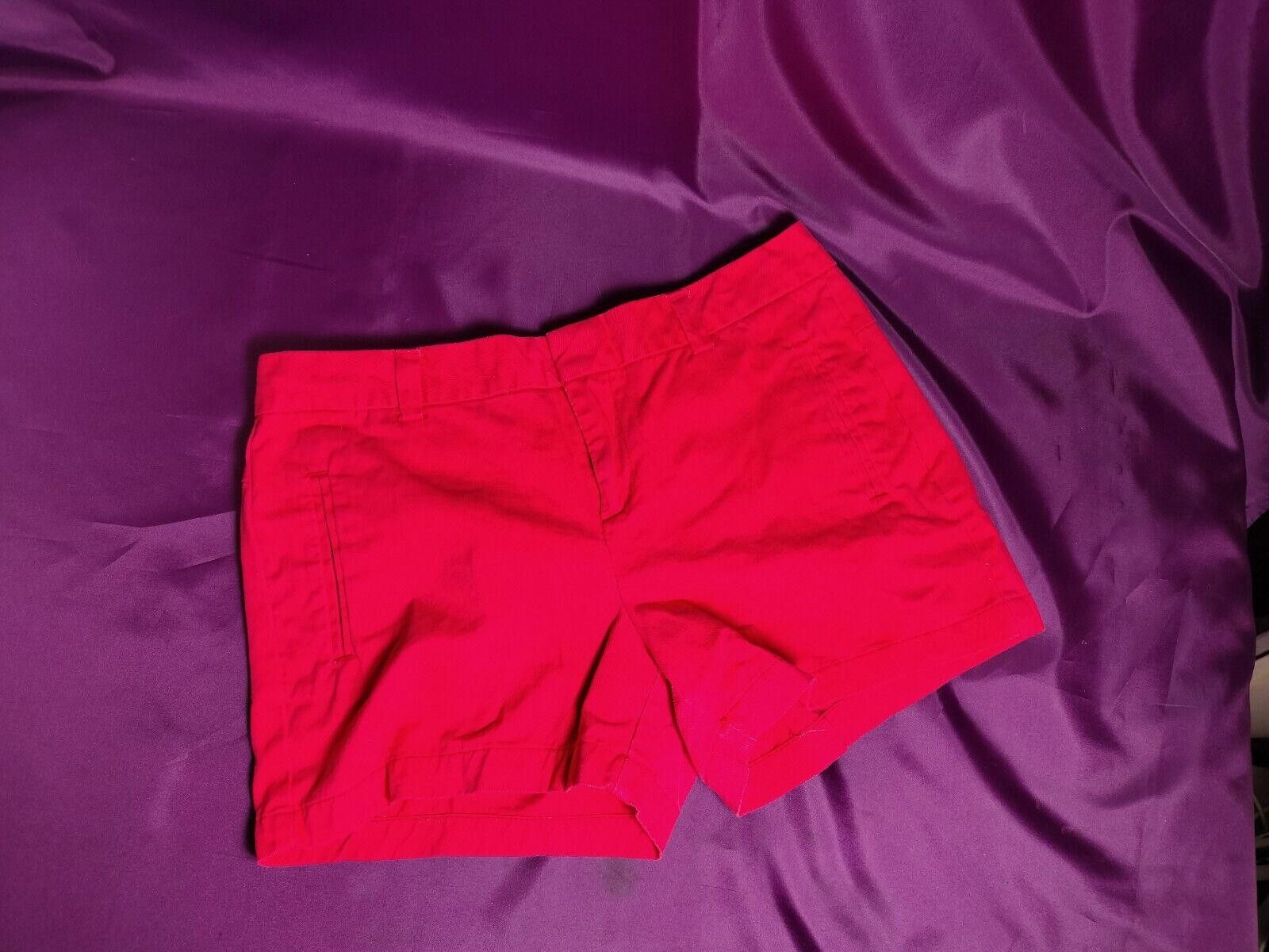 Designer JCP Red Shorts Size 4 Size 27" / US 4 / IT 40 - 1 Thumbnail