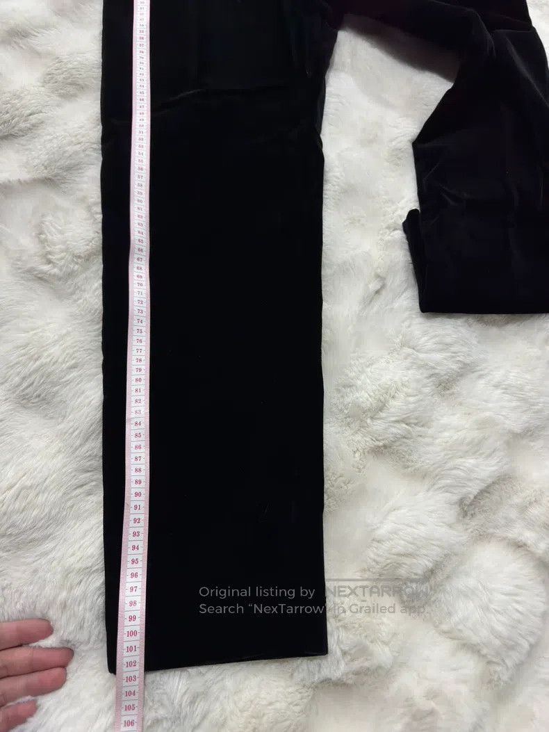 Saint Laurent Paris Saint Laurent Paris Poster Slim Velvet Dress Pants Size US 30 / EU 46 - 9 Thumbnail