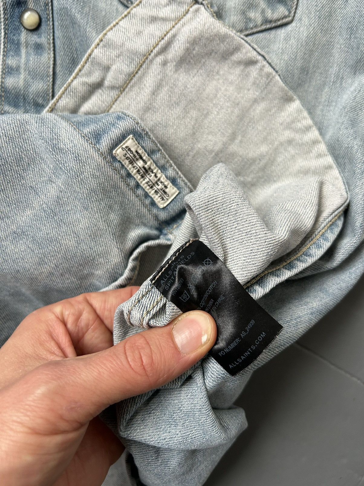 Allsaints All saints premium denim shirt Size US M / EU 48-50 / 2 - 6 Thumbnail