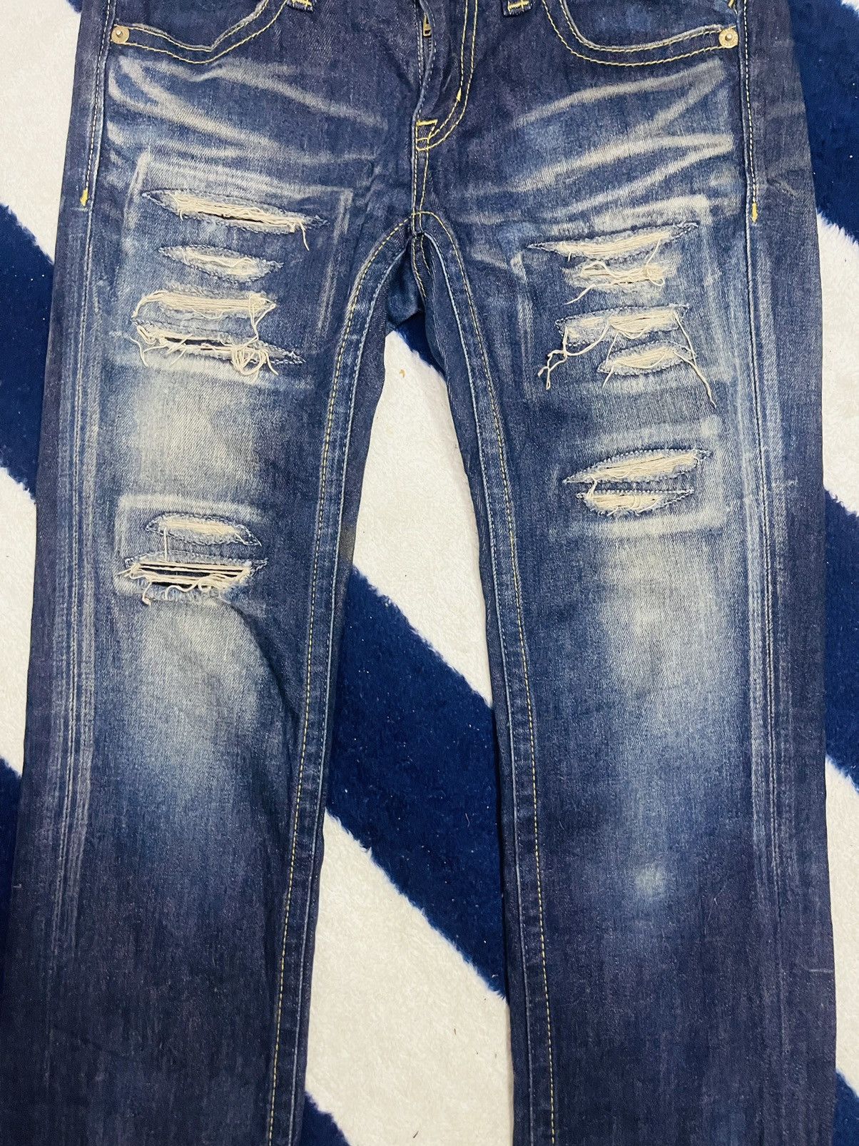 Japanese Brand × Jean Rush Hour Platina Flare Jeans (16) Size 31" - 16 Thumbnail