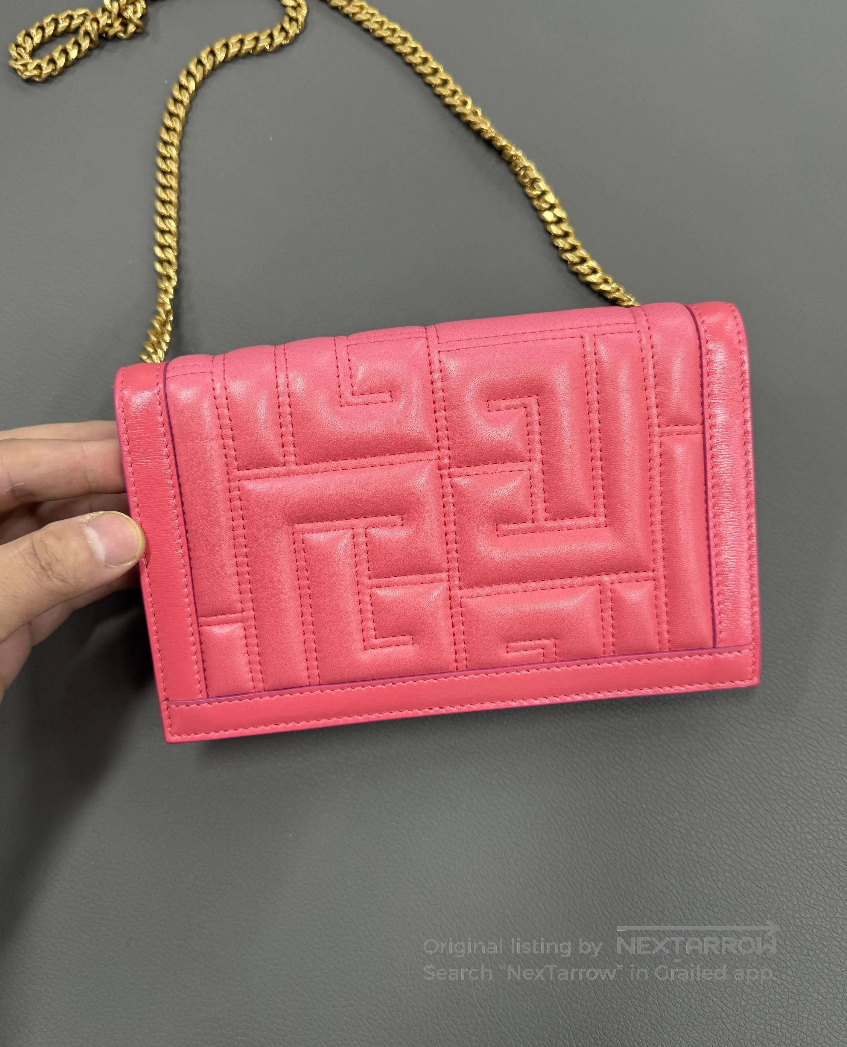 Balmain Balmain Quilted Chain Crossbody Bag. Size ONE SIZE - 2 Thumbnail