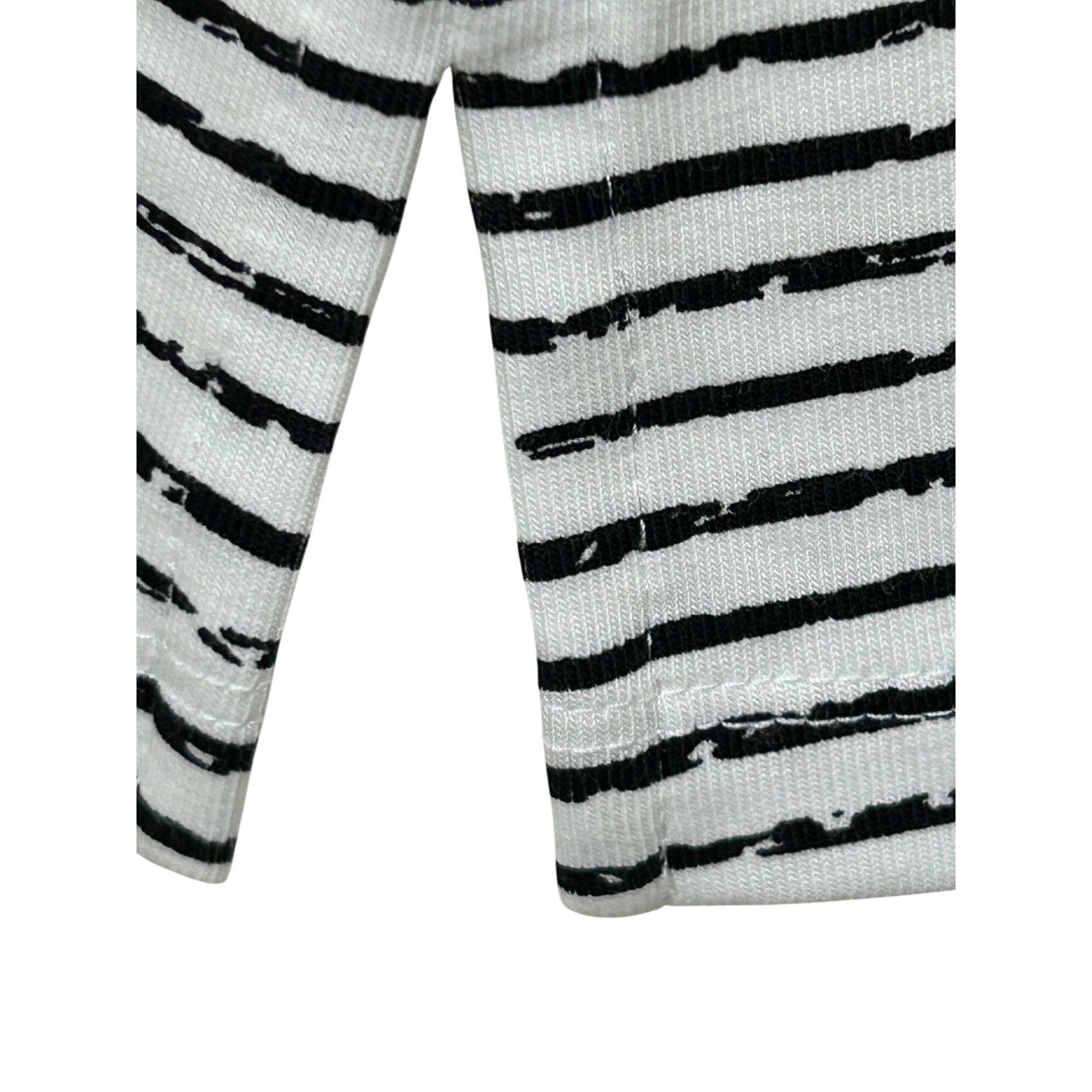 Other E.L.I Tunic Top XL Black White Stripes Long Sleeve V-Neck Bu Size XL / US 12-14 / IT 48-50 - 11 Thumbnail