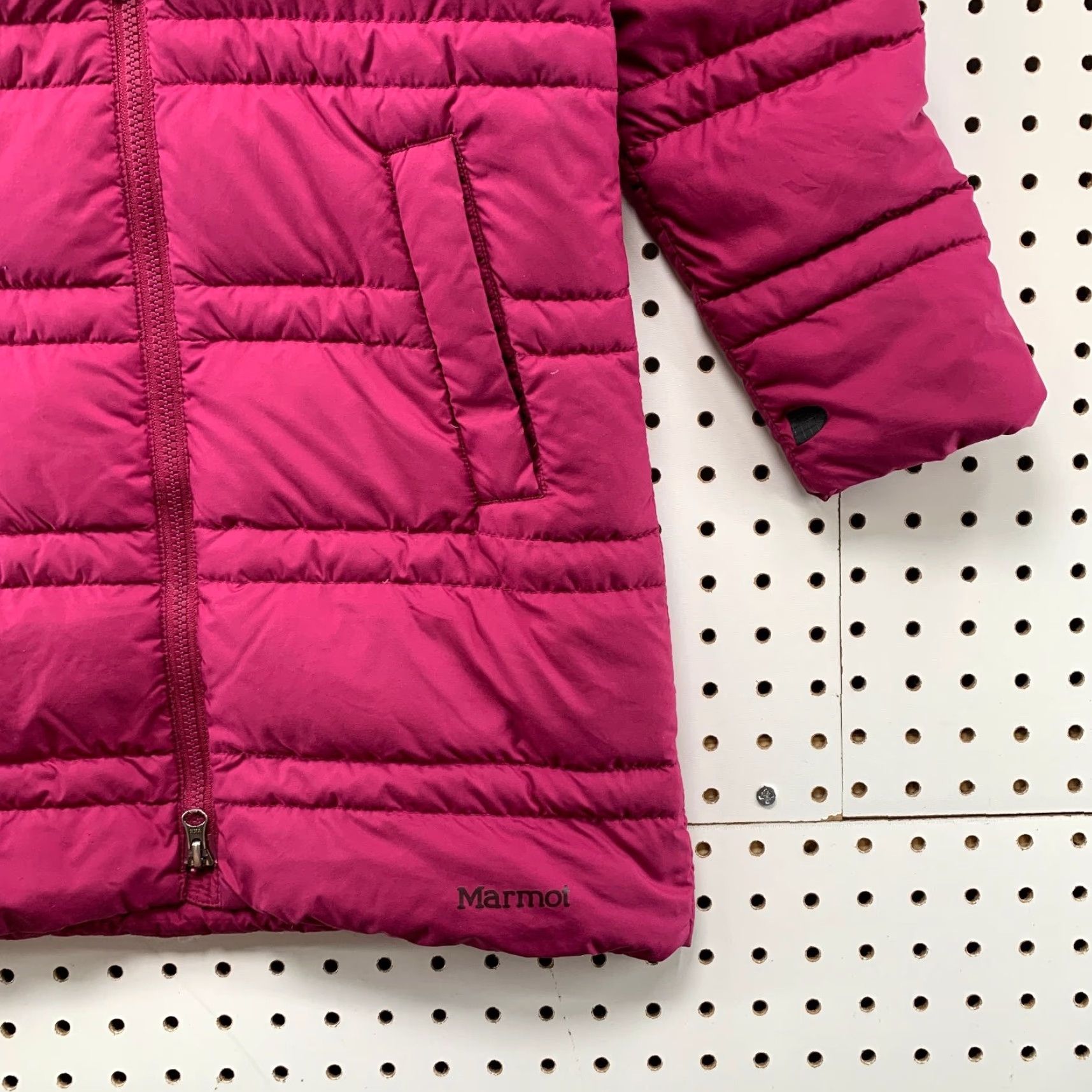 Marmot Marmot 700 Down Puffer Coat Womens Medium Pink Hooded Parka Cross-Check: Outdoor, Winter, Fall, Casual, Travel Size M / US 6-8 / IT 42-44 - 7 Thumbnail