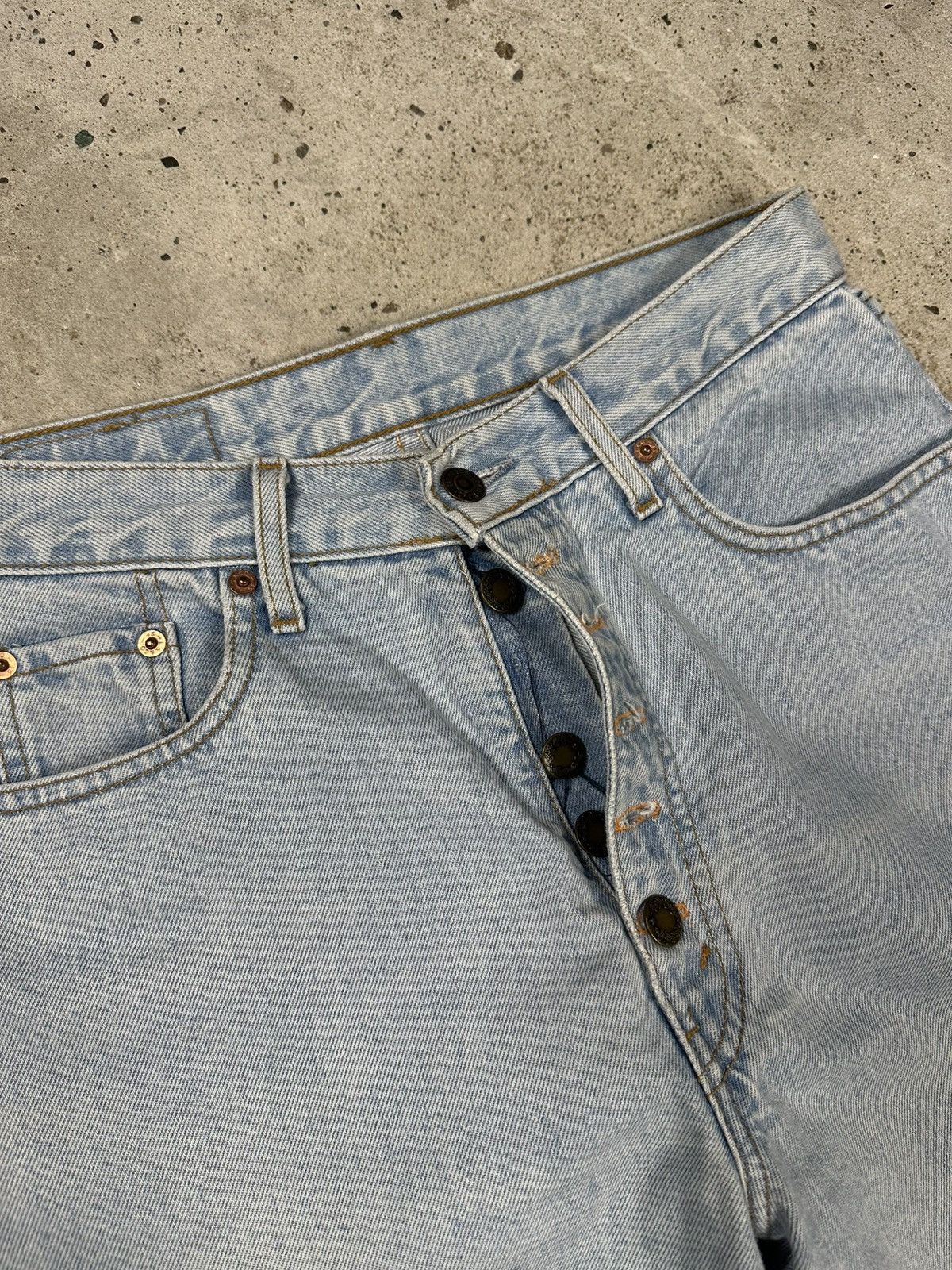 Levi's Vintage 1997 Levi’s 881 02 Baby Blue Orange Tab Denim Pants Size US 29 - 10 Thumbnail