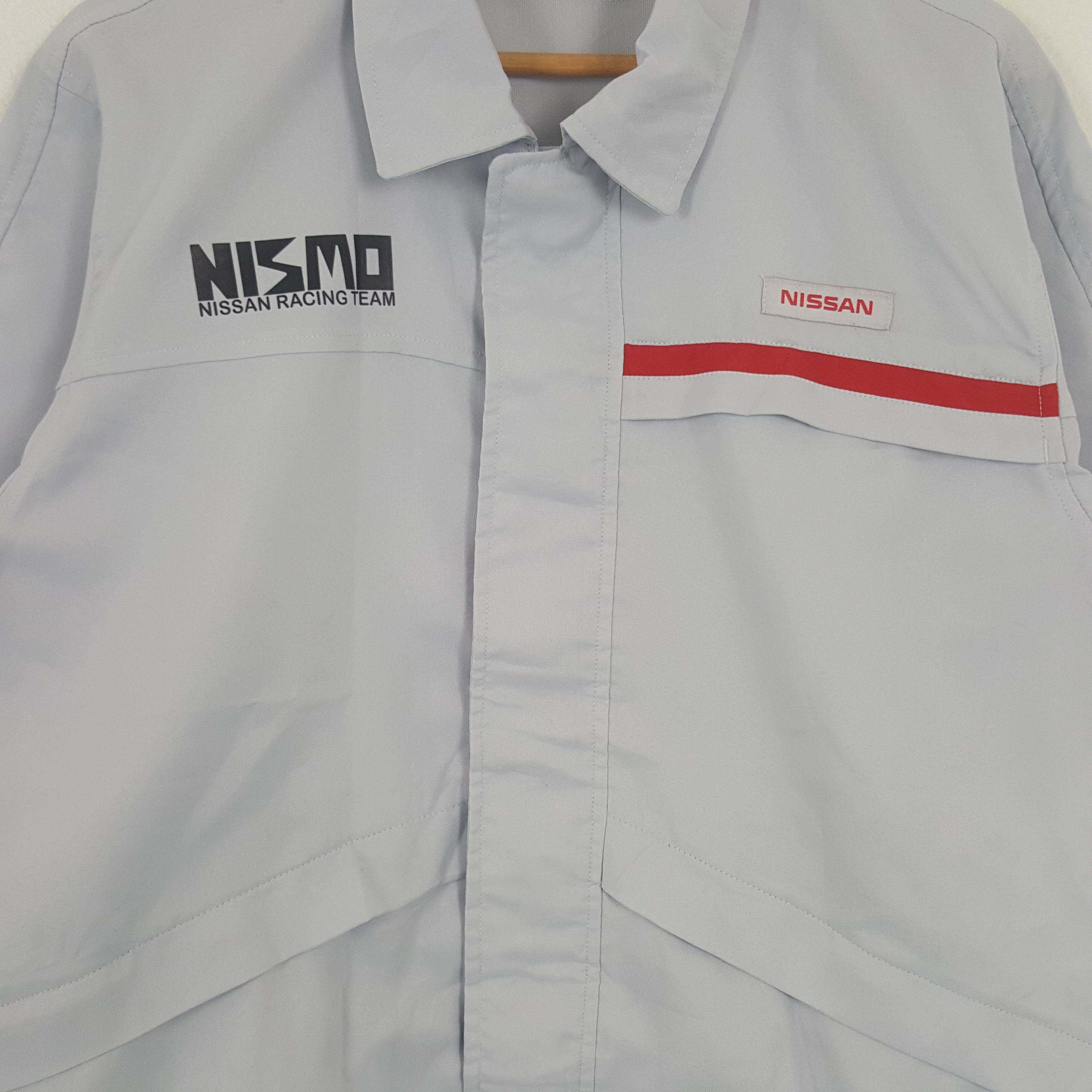 Japanese Brand × Vintage Vintage Nismo Nissan Japanese Racing Team Shirt Jacket Size US L / EU 52-54 / 3 - 4 Thumbnail