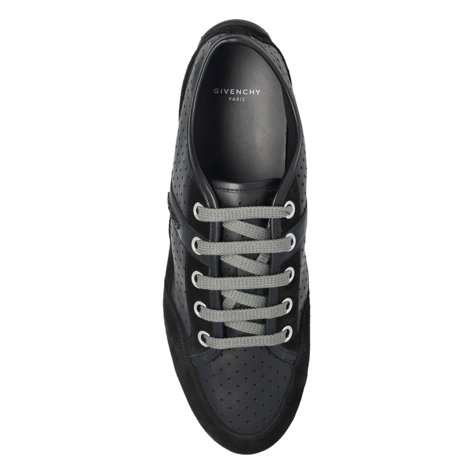 Givenchy GIVENCHY Black Leather Sports Sneakers New & Authentic (Men' Size US 8.5 / EU 41-42 - 4 Thumbnail
