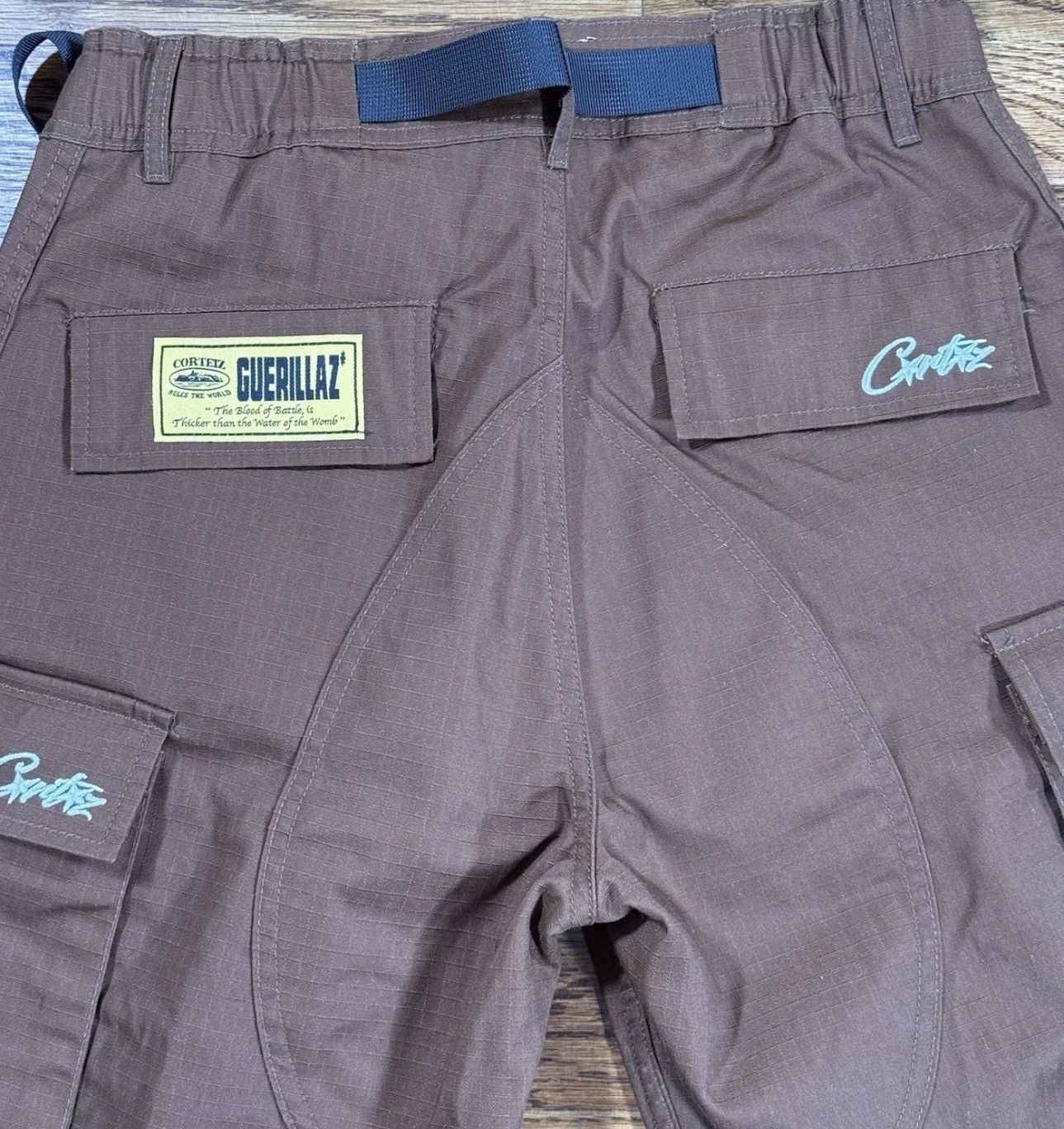 Corteiz Corteiz Guerillaz Cargo Pants Brown Size XS Size US 28 / EU 44 - 6 Thumbnail