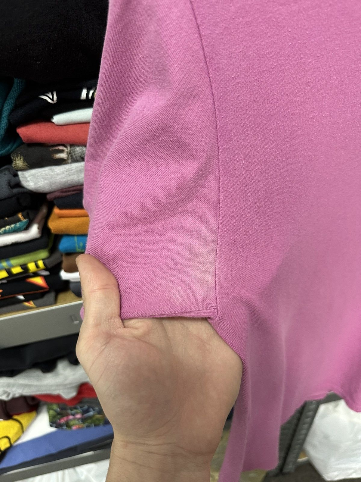 Stussy Vintage Stussy T Shirt Tee Pink Big Logo Baggy Y2K Retro Size US S / EU 44-46 / 1 - 5 Thumbnail