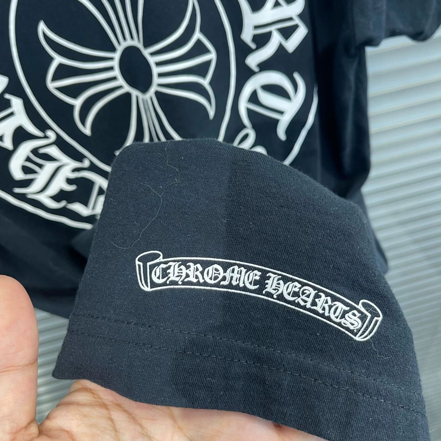 Chrome Hearts Chrome Hearts Classic Back Horseshoe Short Sleeve M (New) Size US M / EU 48-50 / 2 - 7 Thumbnail