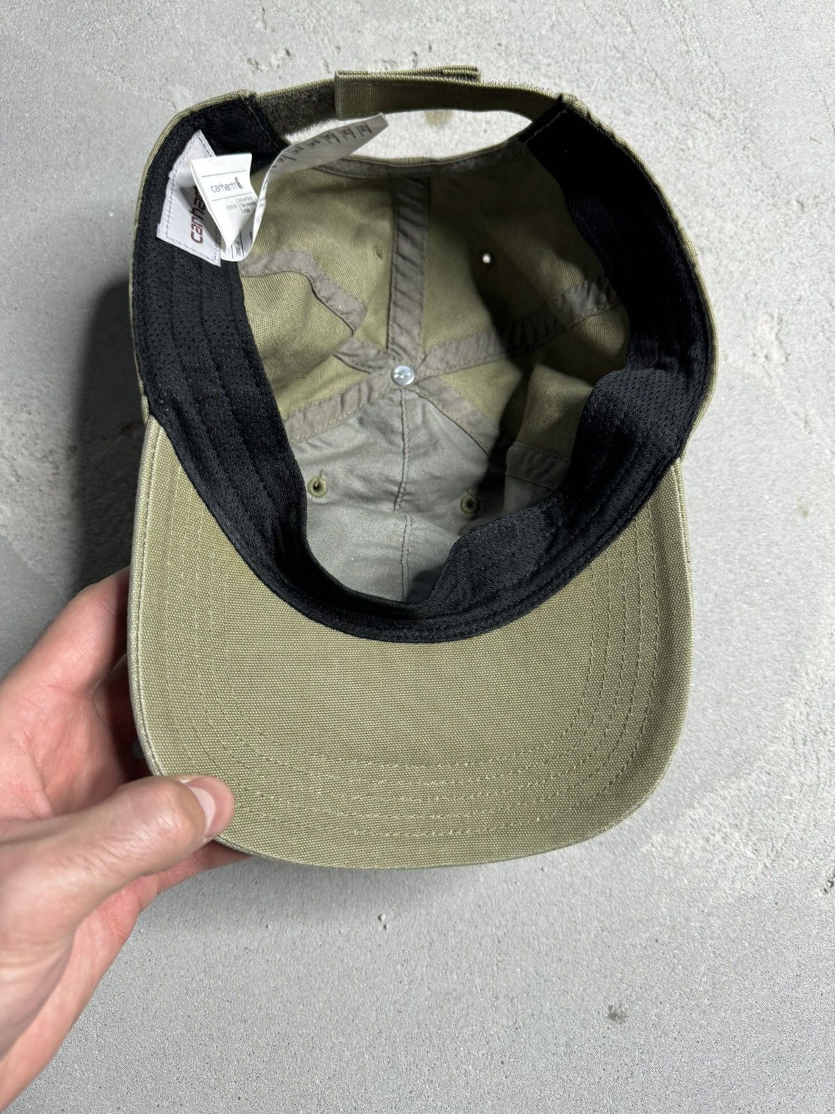 Carhartt × Vintage Vintage Sun Faded Carhartt Cap Hat Size ONE SIZE - 4 Thumbnail