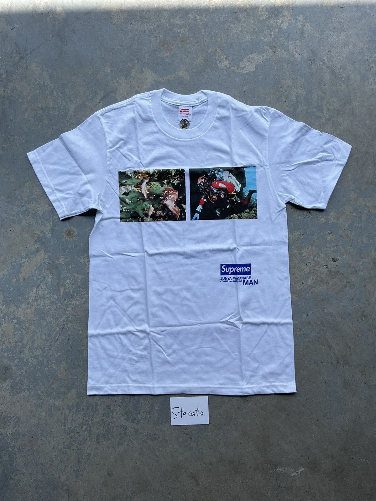 Supreme x Junya Watanabe Nature Tee White - bibarnabloc.cat