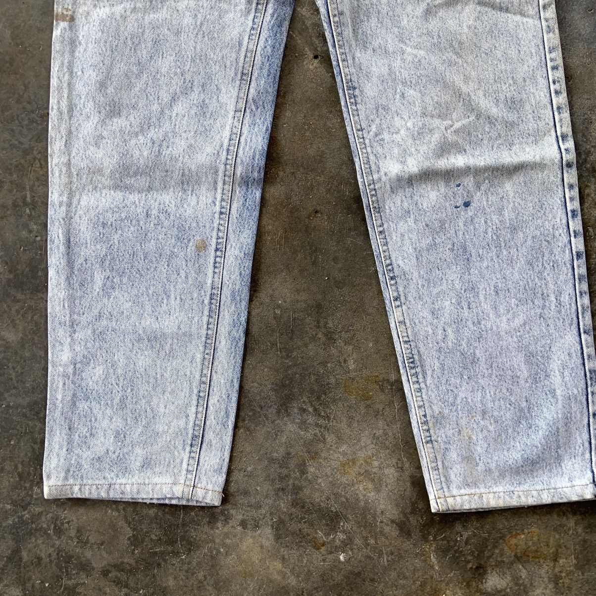 Lee × Vintage W30'' Vintage Lee Denim Acid Wash Style Blue Pants Size US 30 / EU 46 - 6 Thumbnail
