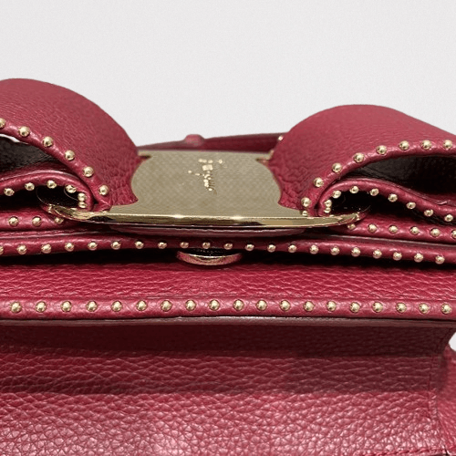 Salvatore Ferragamo o1s1rm0924 Size: OS / Vara Bow Crossbody Bag in Burgundy Size ONE SIZE - 2 Thumbnail