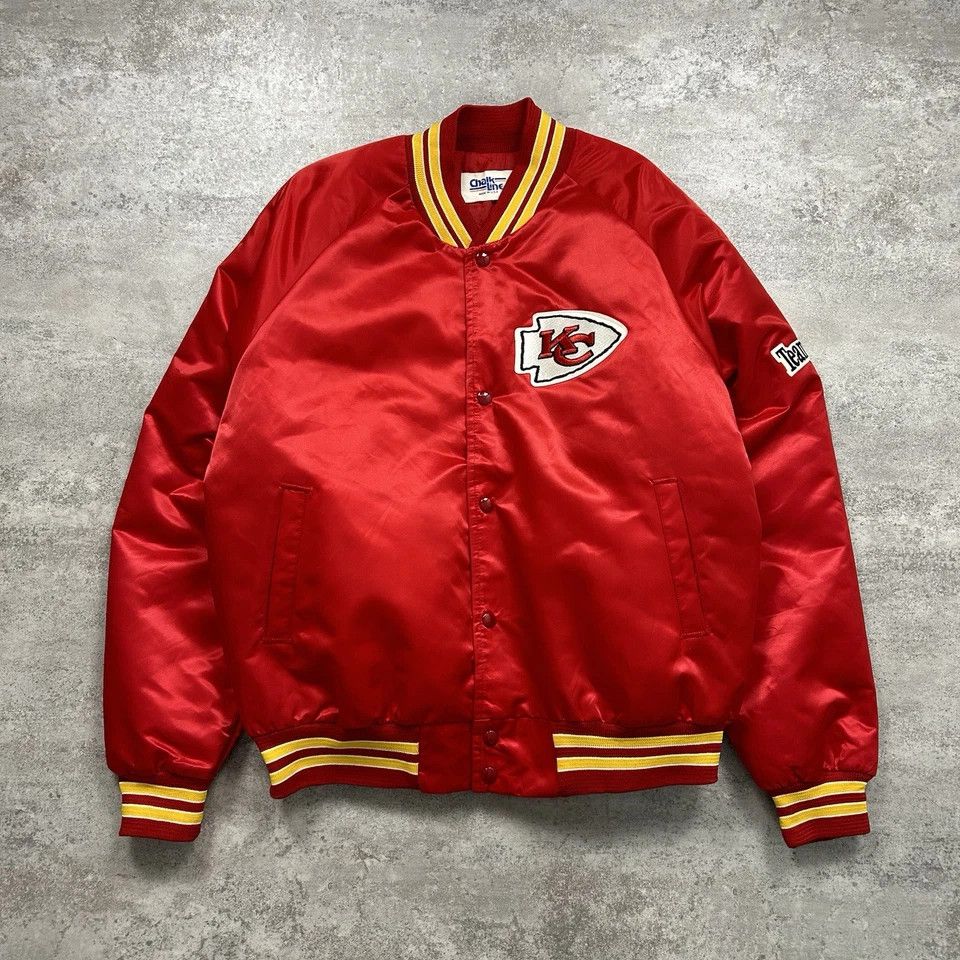 Chalk Line × NFL × Vintage Kansas City CHIEFS CHALK LINE SATIN JACKET MADE IN USa Size US L / EU 52-54 / 3 - 1 Thumbnail