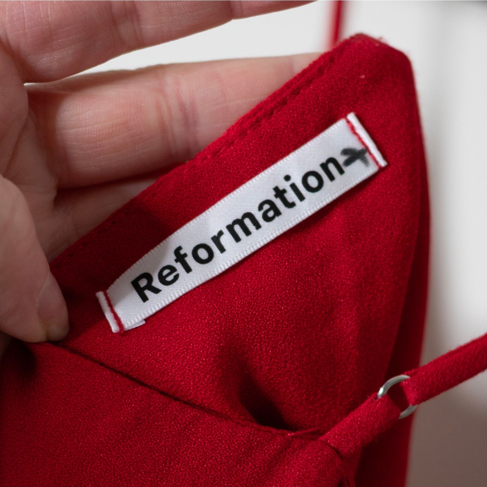 Reformation Reformation Marlowe Slip Dress Cherry Size M / US 6-8 / IT 42-44 - 6 Thumbnail