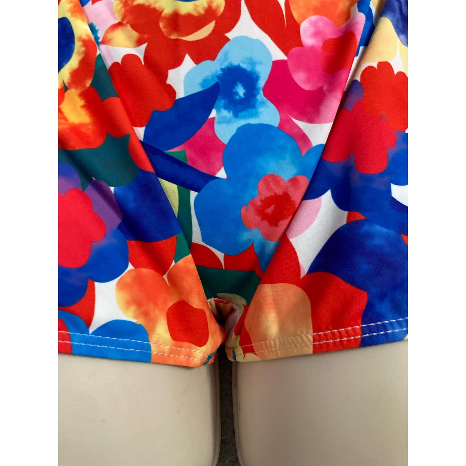 Other Women's Floral Print One-Piece Swimsuit Size Large Stretch Size ONE SIZE - 9 Thumbnail
