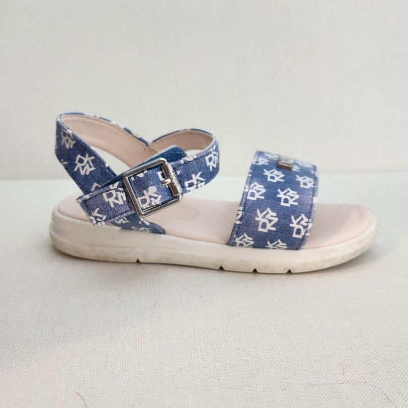 DKNY DKNY Little Girls Lottie Brea Logo Platform Sandals Size US 6 / IT 36 - 1 Thumbnail