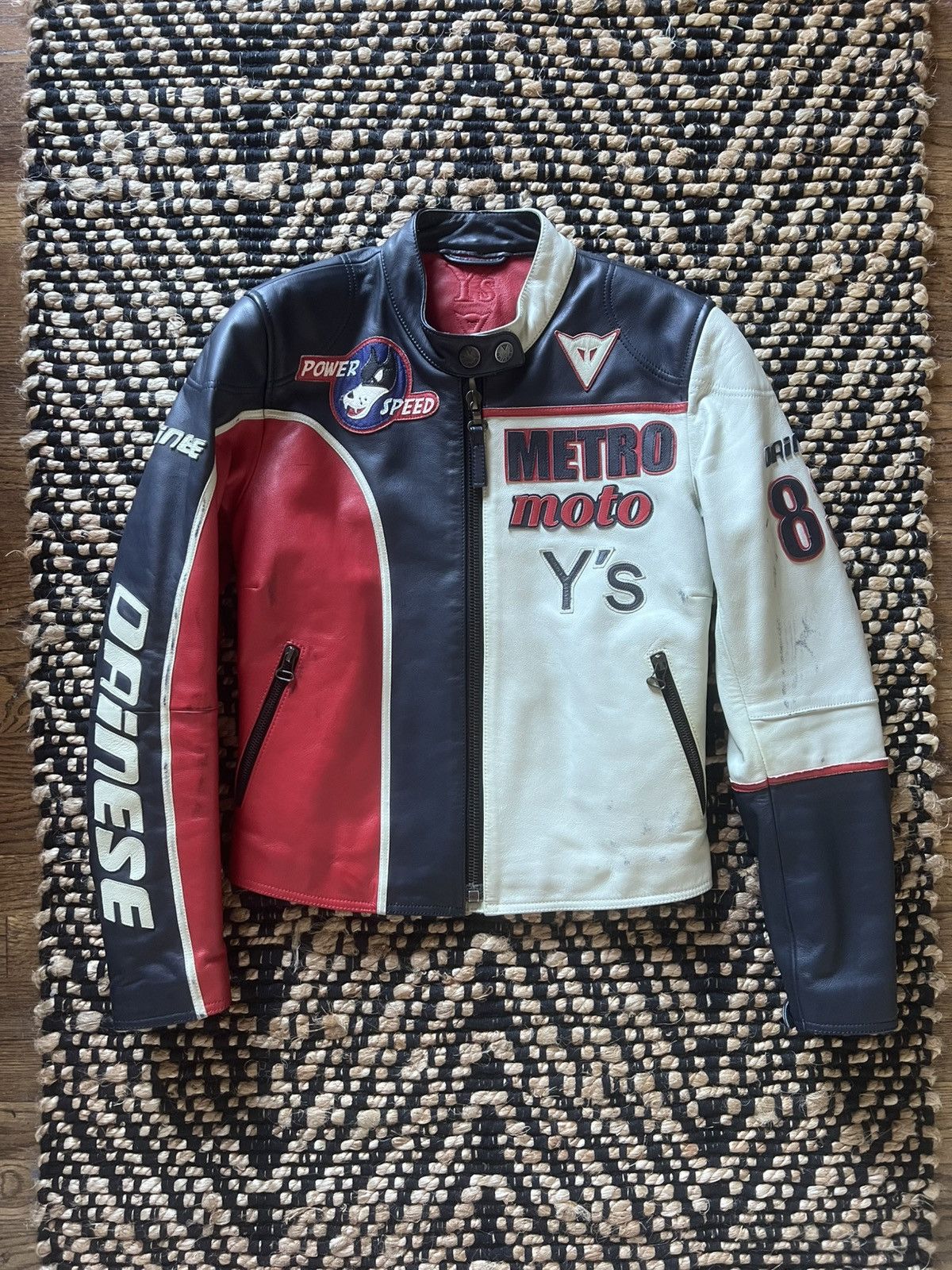 Y's for Men Y’s x Dainese AW04 “Split” Moto Leather Jacket Size US XS / EU 42 / 0 - 1 Thumbnail