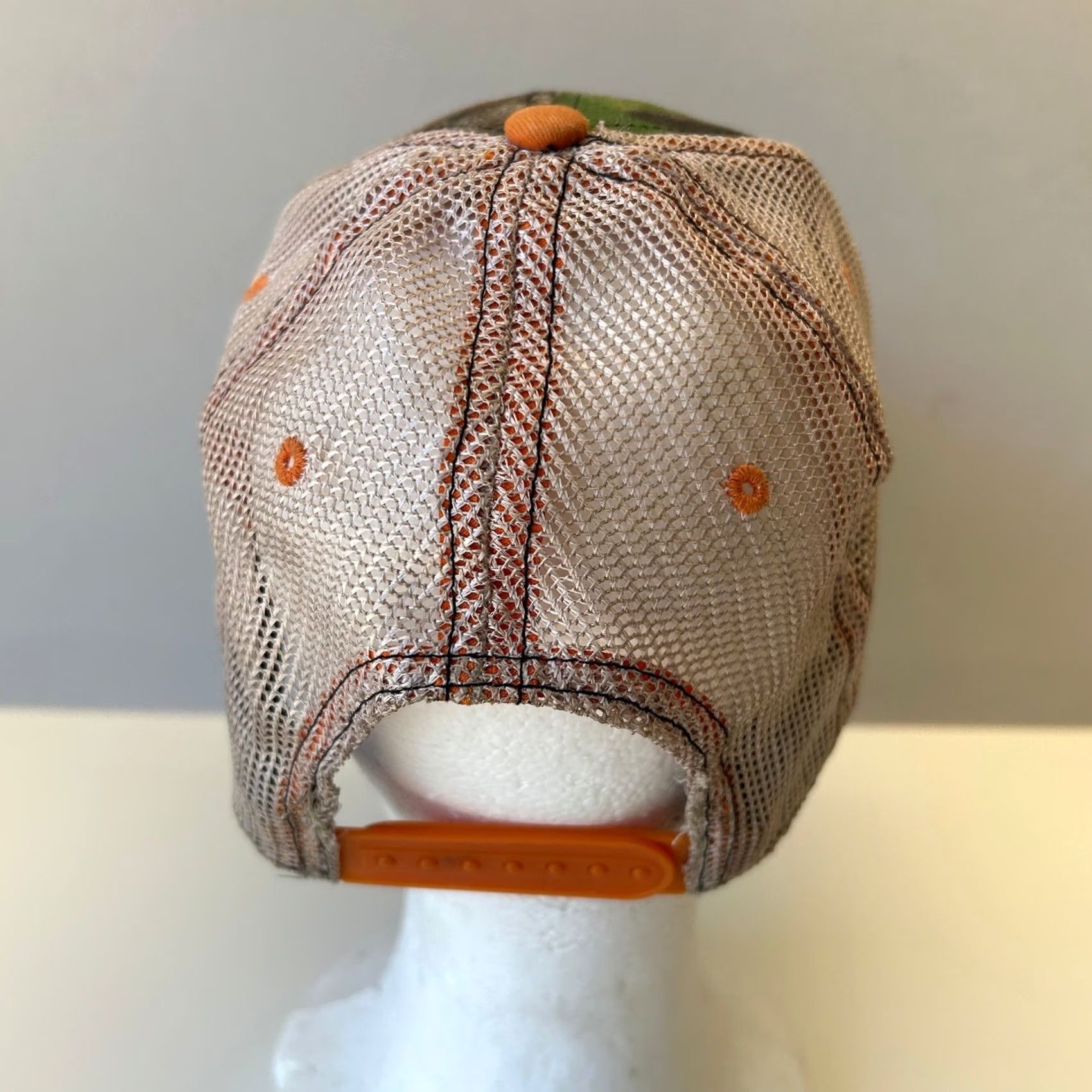 Pendleton VINTAGE Pendleton Whisky Trucker Hat Camouflage Orange Hunting Cowboy Size ONE SIZE - 4 Thumbnail